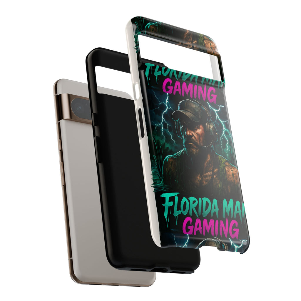 Phone Case - Florida Man Gaming Mascot Rising from the Swamp Tough Case