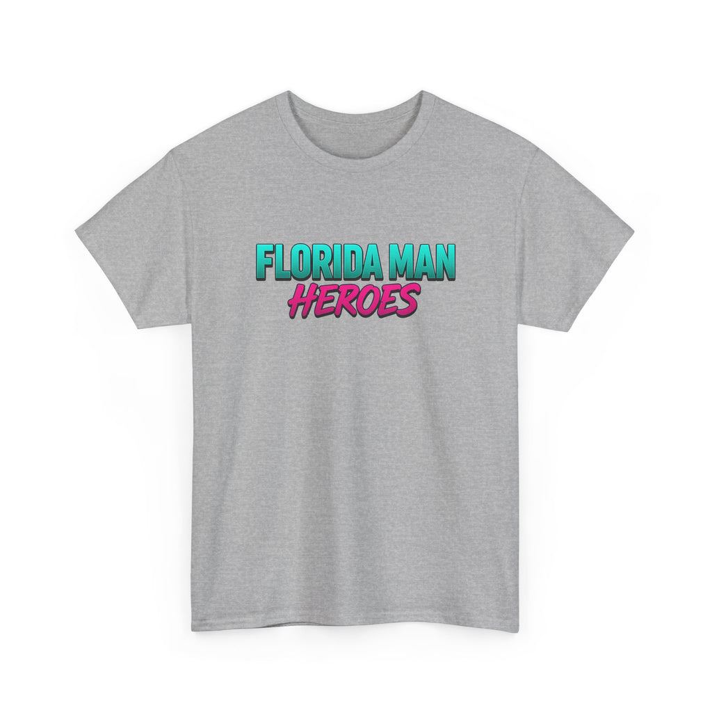 Florida Man Heroes Unisex Tee | Fun Graphic Shirt, Unique Gift, Florida Pride, Casual Style, Funny Tee