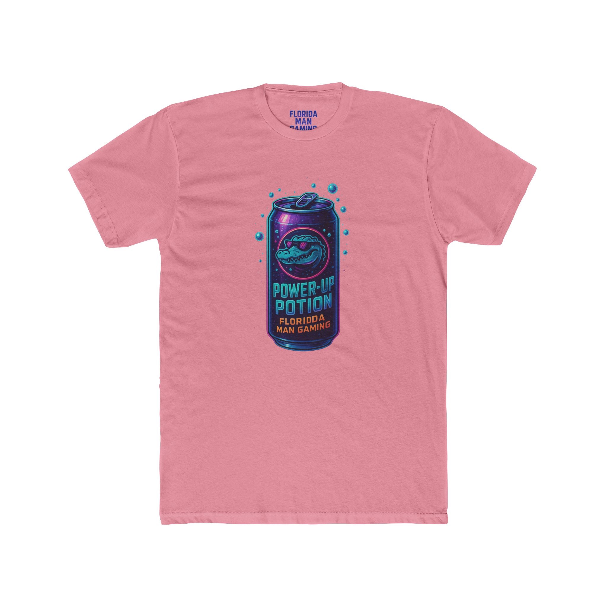 Florida Man Crew Tee: Gaming Humor Shirt, Fun Gift for Gamers, Unisex Tee for Parties, Retro Style Casual Wear, Unique Birthday Present