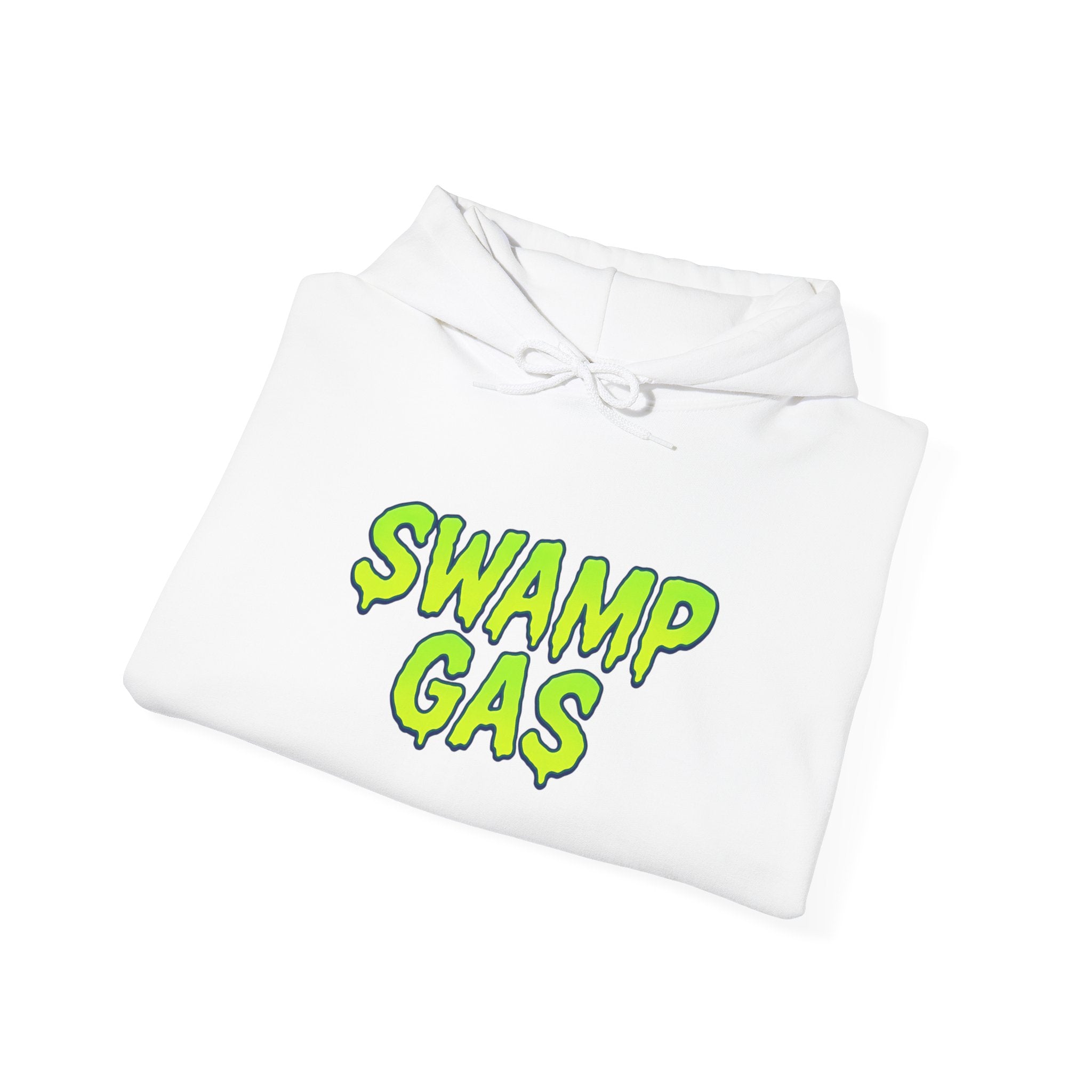 Swamp Gas Unisex Hoodie, Funny Graphic Sweatshirt, Eco-Friendly Apparel, Comfortable Casual Wear, Perfect for Fall Fashion