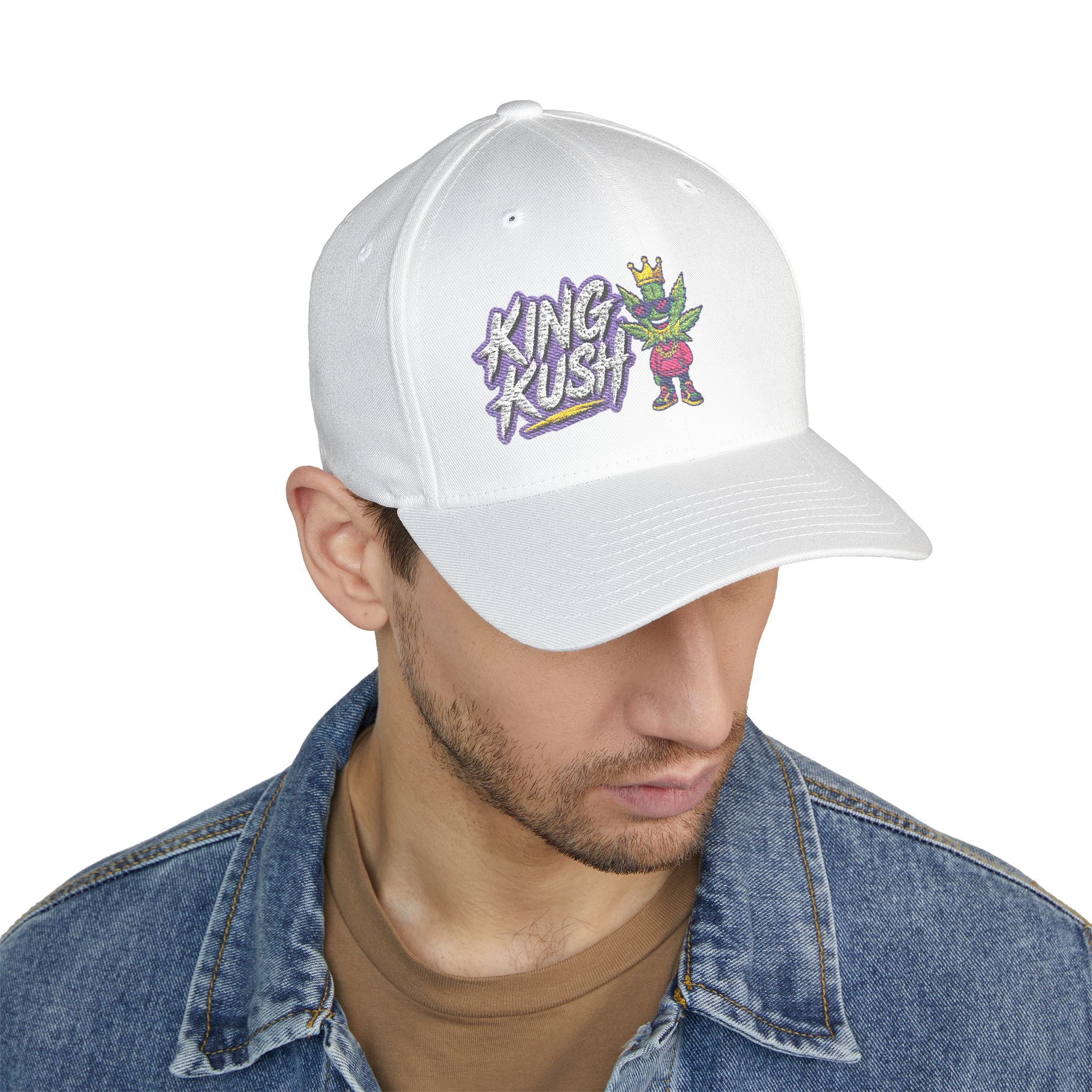 King Rush Embroidered Cap, Fun Gift for Gamers, Casual Streetwear, Fashion Accessories, Birthday Present, Outdoor Activities