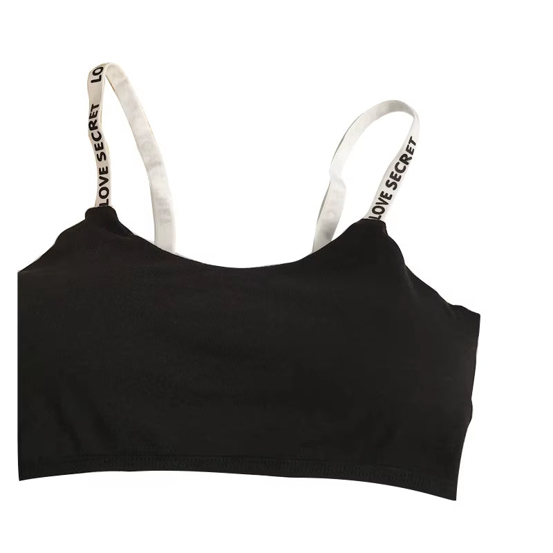 Women Tube Top Female Sports Underwear Push up Brassiere Sexy Lingerie Top Sports Tank up Seamless Soft Underwear Cotton Bra