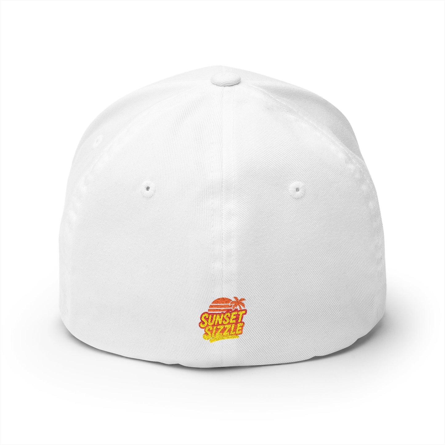 Cap - Sunset Sizzle Embroidery Design - Vaporwave Streetwear