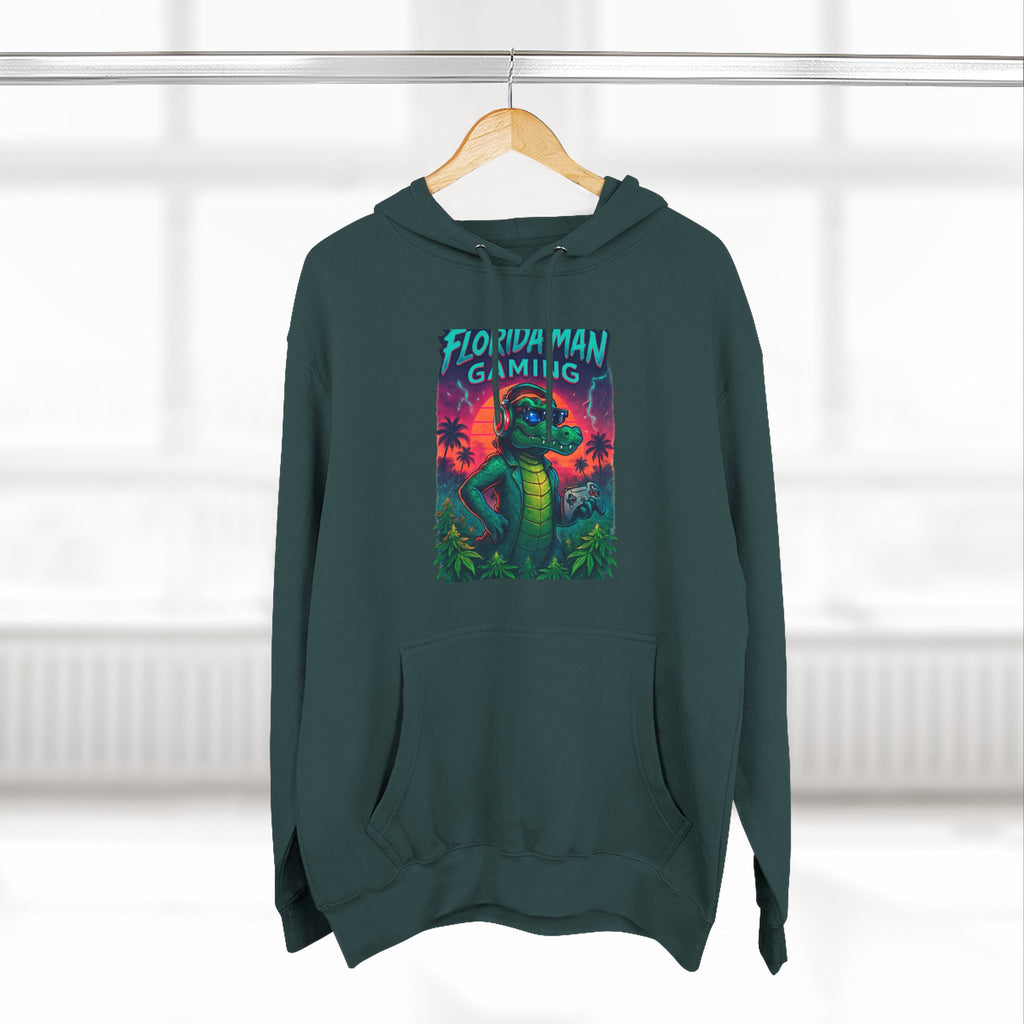 Gamer Fleece Hoodie - Cozy Dragon Design, Perfect for Gaming Sessions, Gifts for Gamers, Casual Wear, Fun Streetwear