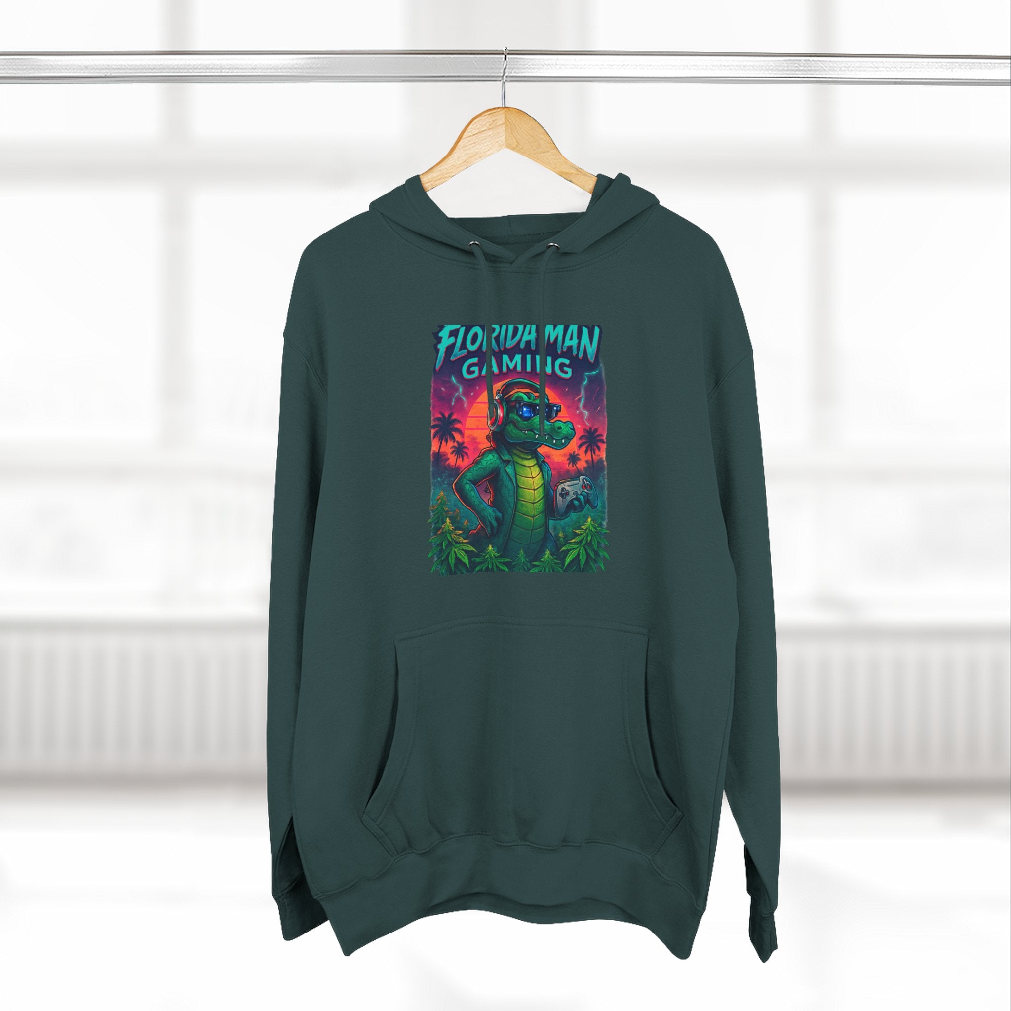 Gamer Fleece Hoodie - Cozy Dragon Design, Perfect for Gaming Sessions, Gifts for Gamers, Casual Wear, Fun Streetwear