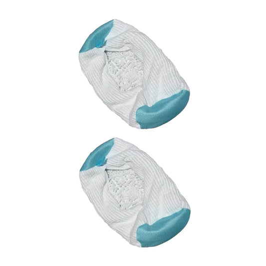 2Pcs Shoe Washing Bag Washing Machine Laundry Bags Closure Shoes Cleaning Bag Fluffy Fibers Sneaker Protector Laundry Drying Bag