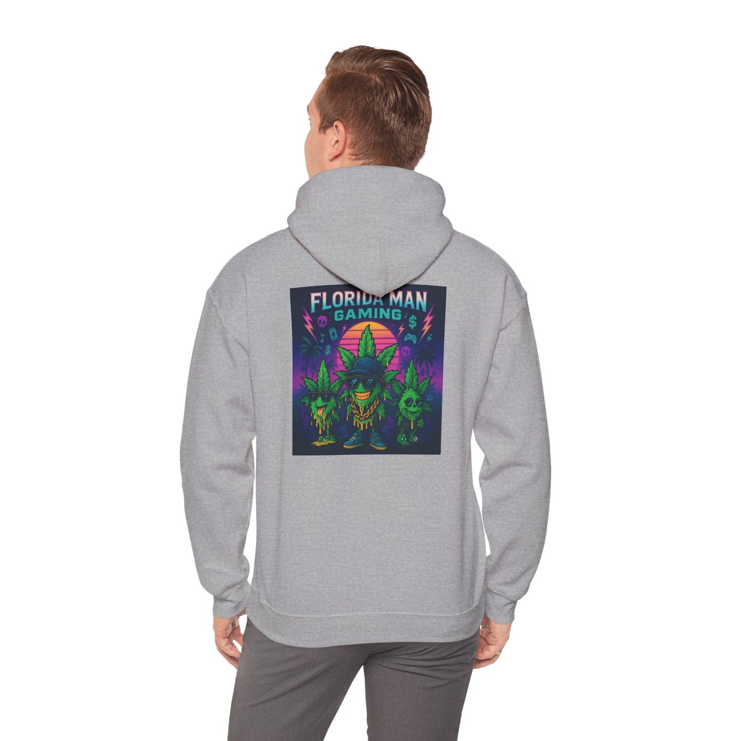 Gamer Hooded Sweatshirt with Colorful Monster Design, Unisex Hoodie for Gaming Lovers, Perfect Gift for Birthdays, Cosplay, and Holidays