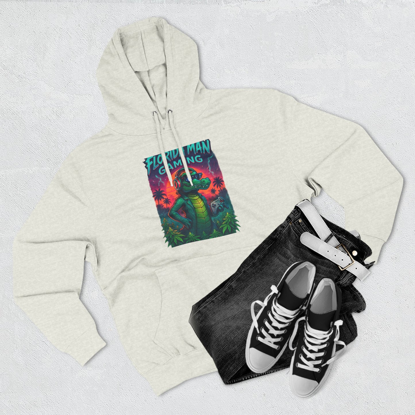 Gamer Fleece Hoodie - Cozy Dragon Design, Perfect for Gaming Sessions, Gifts for Gamers, Casual Wear, Fun Streetwear