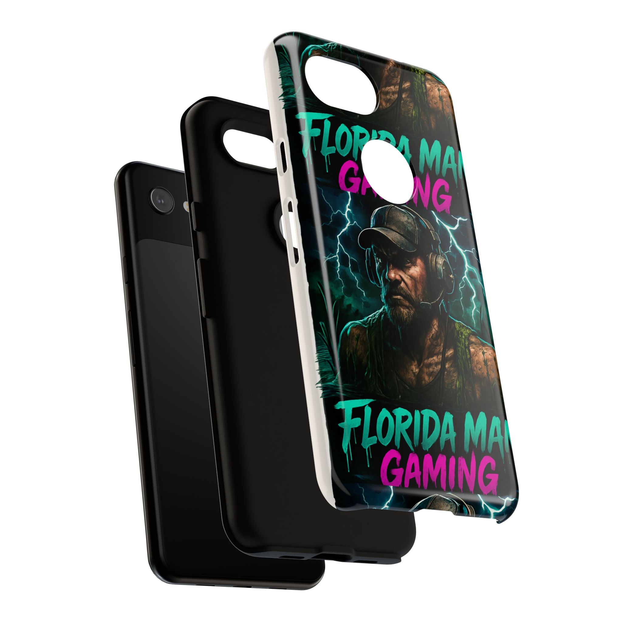 Phone Case - Florida Man Gaming Mascot Rising from the Swamp Tough Case