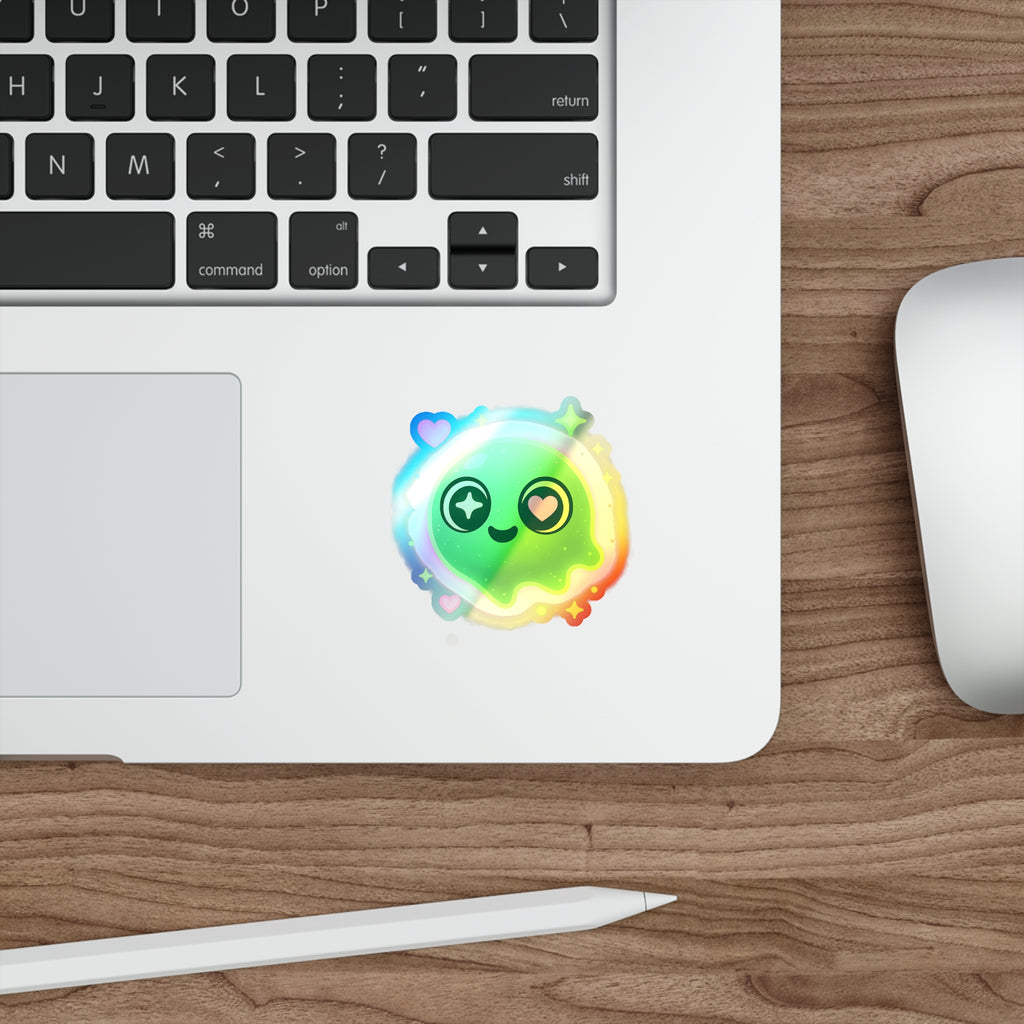 Cute Holographic Stickers, Vibrant Die-Cut Decals for Kids, Fun Gifts for Friends, Decorate Laptops, Water Bottles, Journals