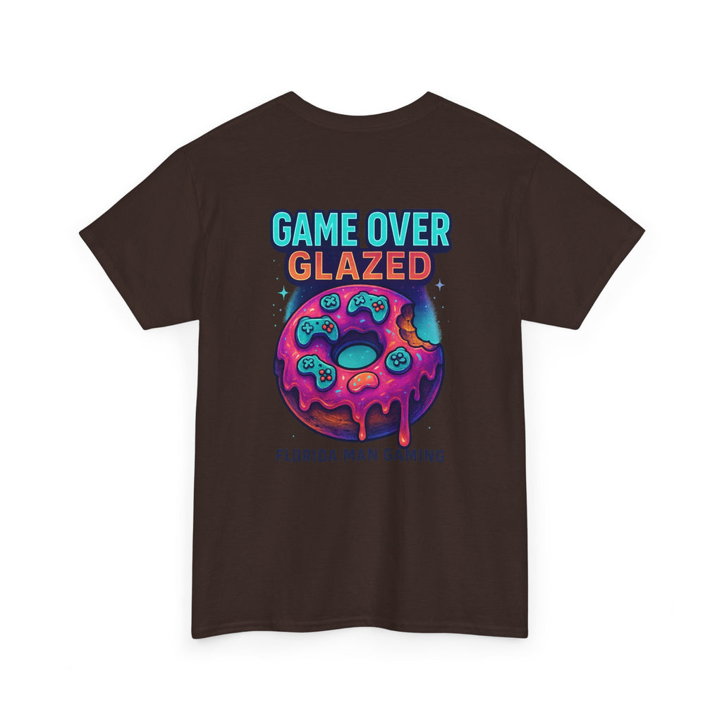 Gaming Graphic Tee for Retro Fun Lovers, Perfect for Gifts, Casual Wear, Gaming Events, Game Over Design