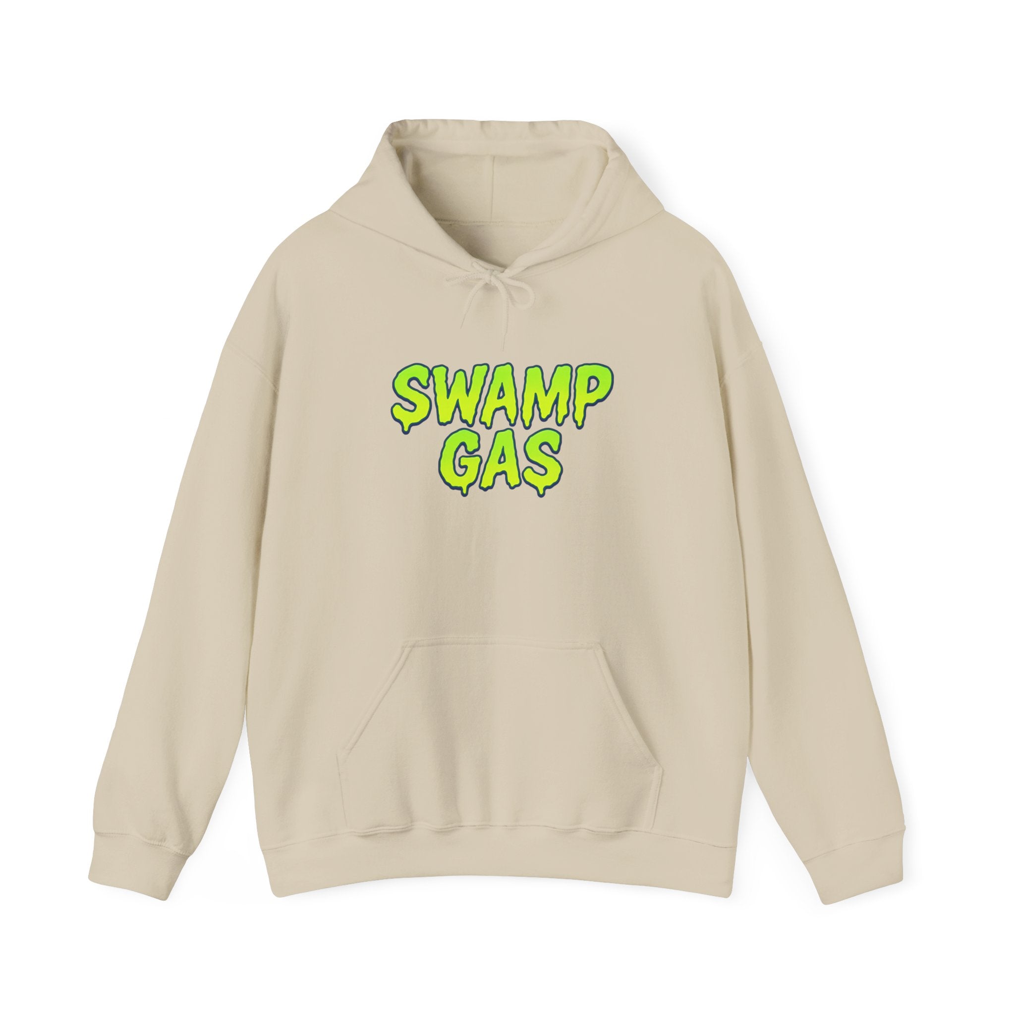 Swamp Gas Unisex Hoodie, Funny Graphic Sweatshirt, Eco-Friendly Apparel, Comfortable Casual Wear, Perfect for Fall Fashion