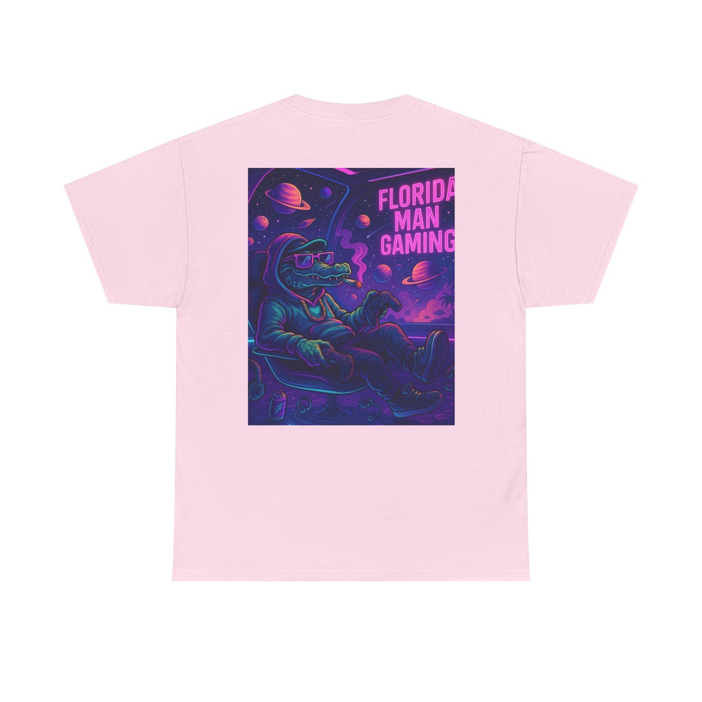 Florida Man Gaming Unisex Cotton Tee, Fun Florida Humor, Gamer Shirt, Unique Gift, Unisex T-shirt