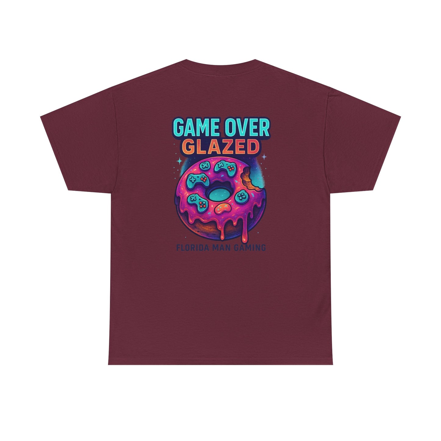Gaming Graphic Tee for Retro Fun Lovers, Perfect for Gifts, Casual Wear, Gaming Events, Game Over Design
