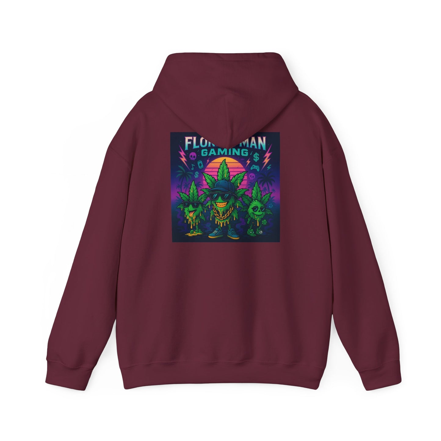 Gamer Hooded Sweatshirt with Colorful Monster Design, Unisex Hoodie for Gaming Lovers, Perfect Gift for Birthdays, Cosplay, and Holidays