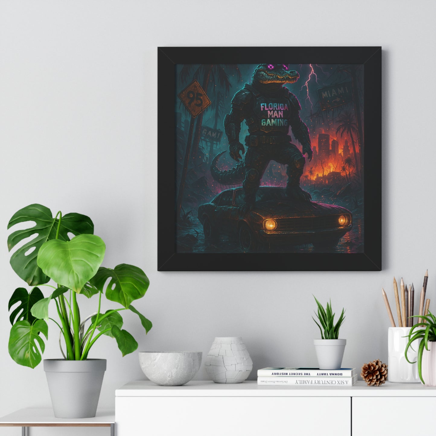 Framed Vertical Poster