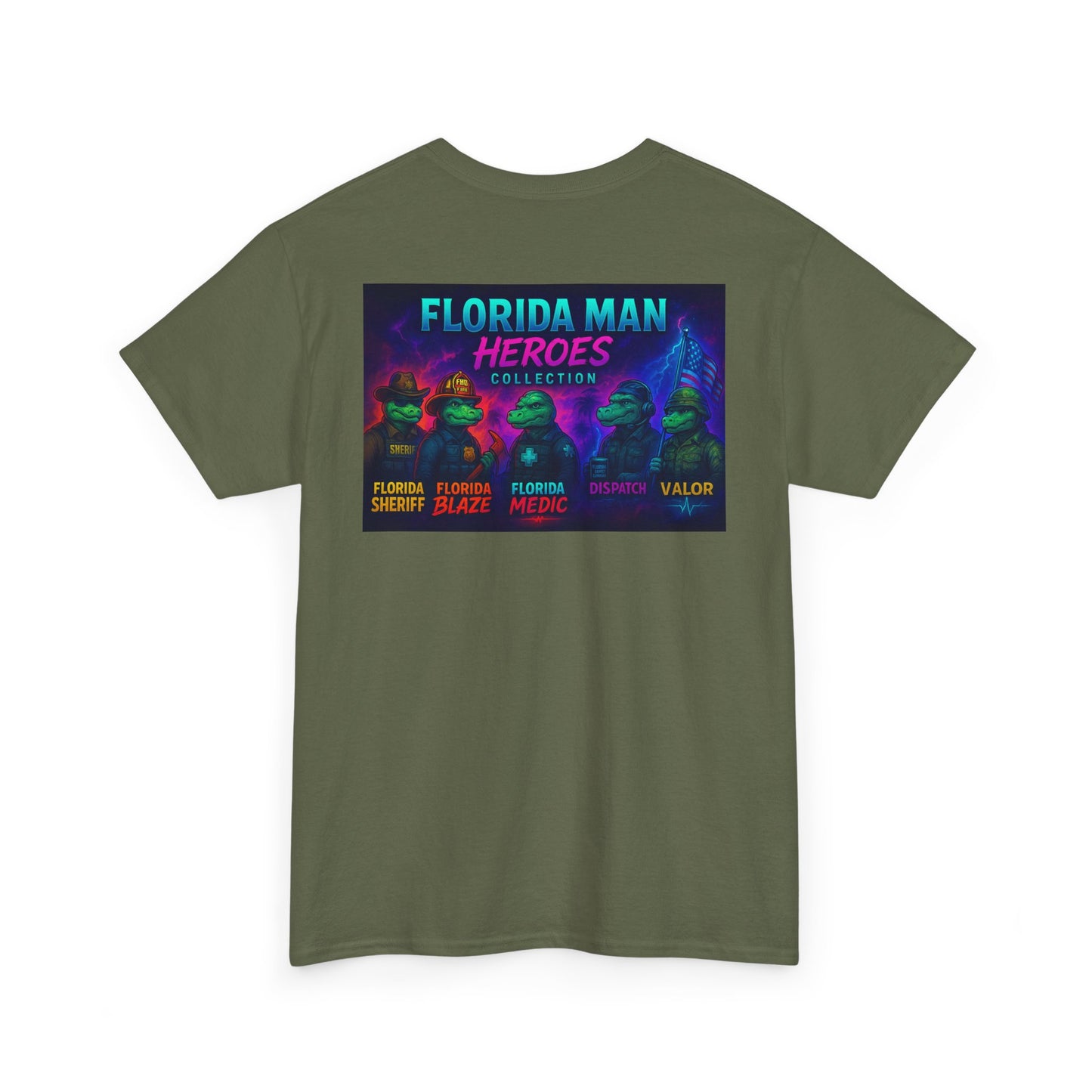 Florida Man Heroes Unisex Tee | Fun Graphic Shirt, Unique Gift, Florida Pride, Casual Style, Funny Tee
