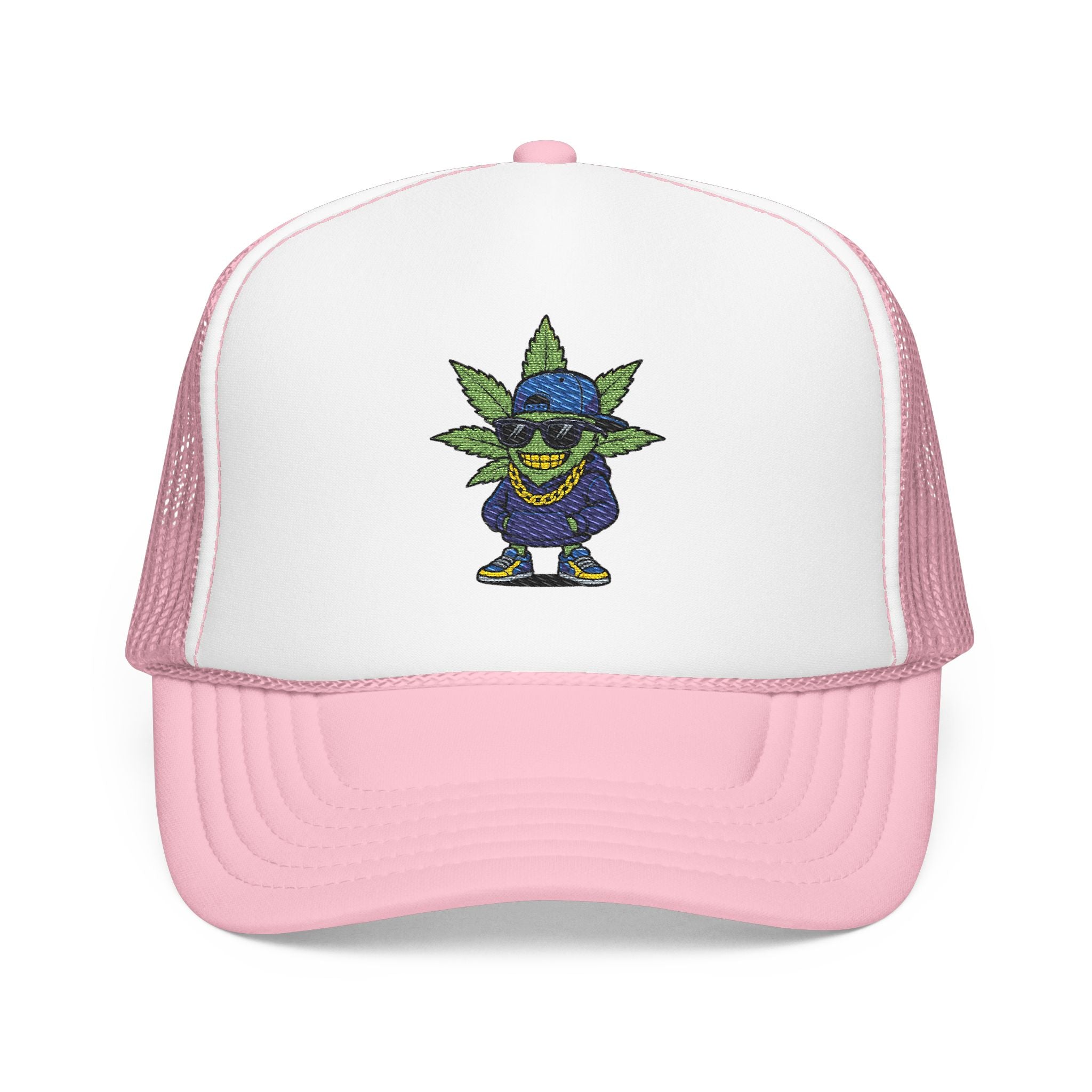 Cool Embroidered Foam Trucker Hat for Trendsetters, Everyday Style, Gift for Him, Outdoor Activities, Unique Streetwear