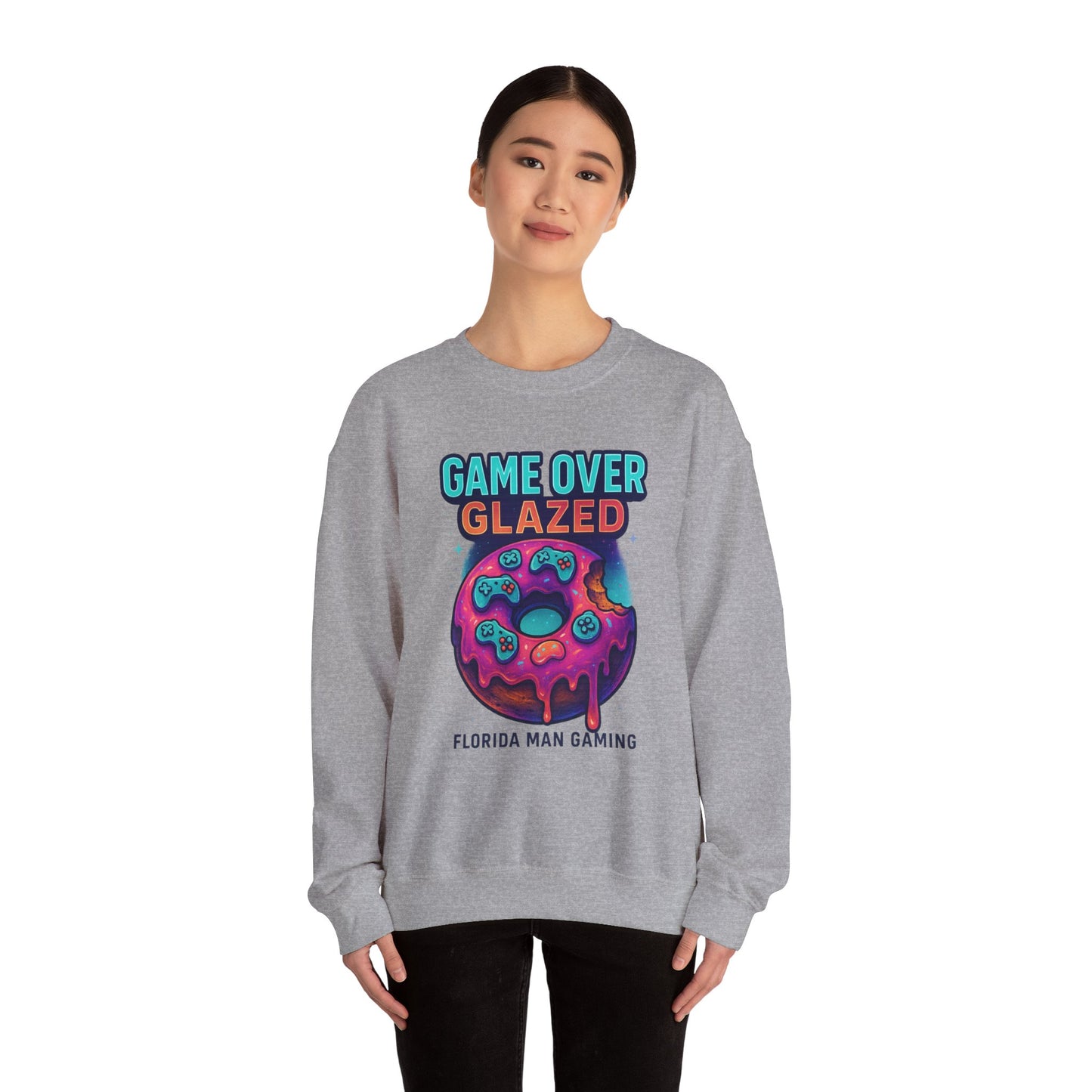 Gaming Sweatshirt, Playful Crewneck for Gamers, Funny Gift for Video Game Lovers, Cozy Unisex Apparel, Unique Retro Style