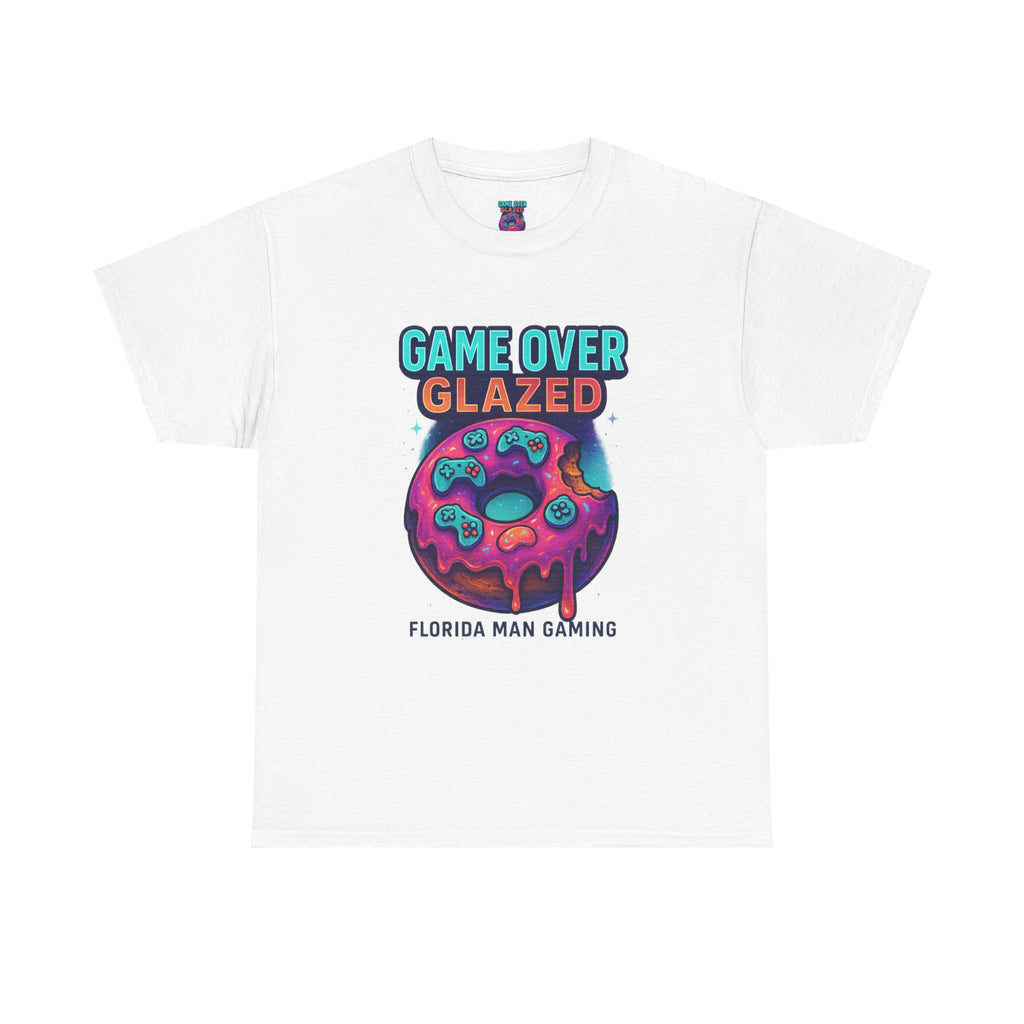 Gaming Graphic Tee for Retro Fun Lovers, Perfect for Gifts, Casual Wear, Gaming Events, Game Over Design