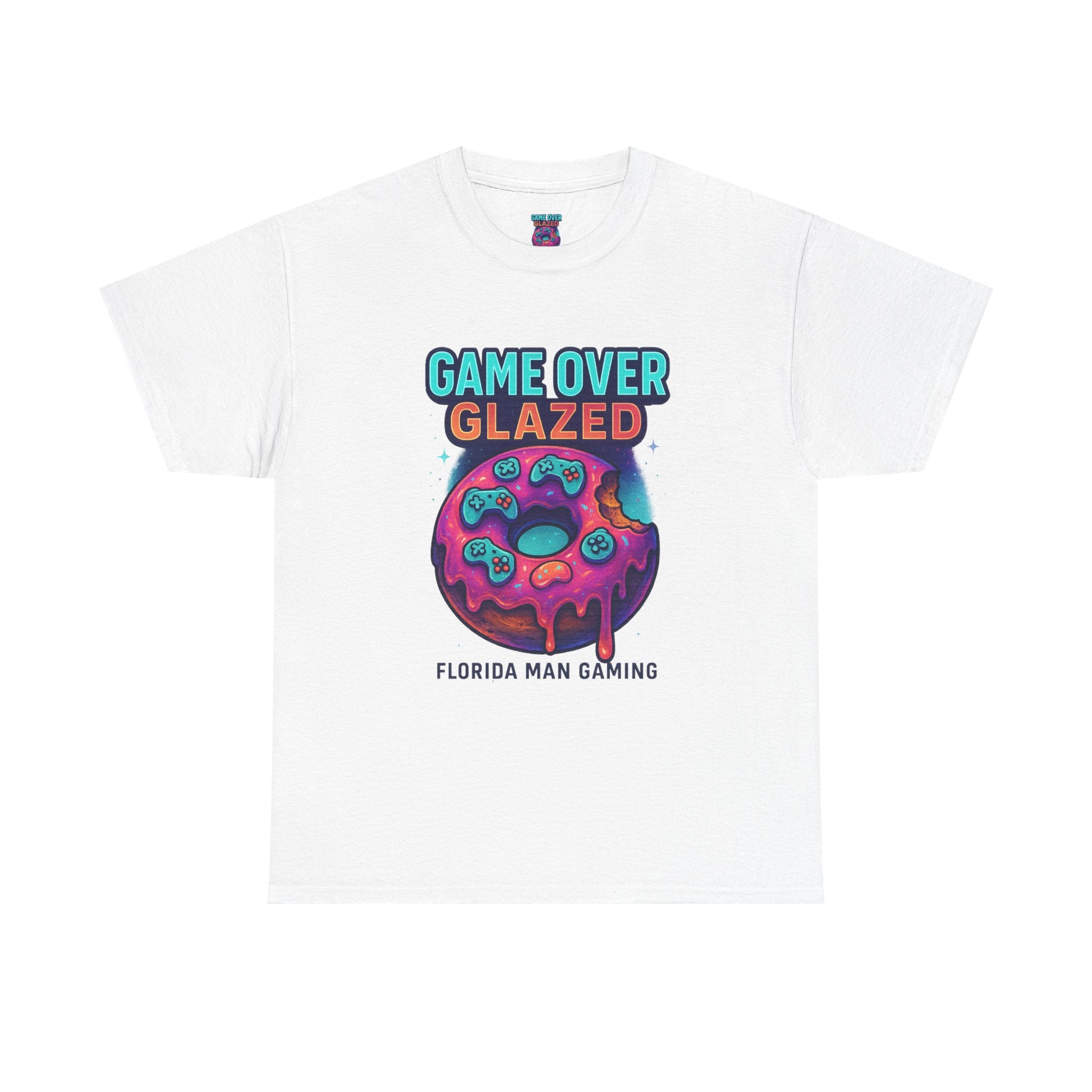 Gaming Graphic Tee for Retro Fun Lovers, Perfect for Gifts, Casual Wear, Gaming Events, Game Over Design