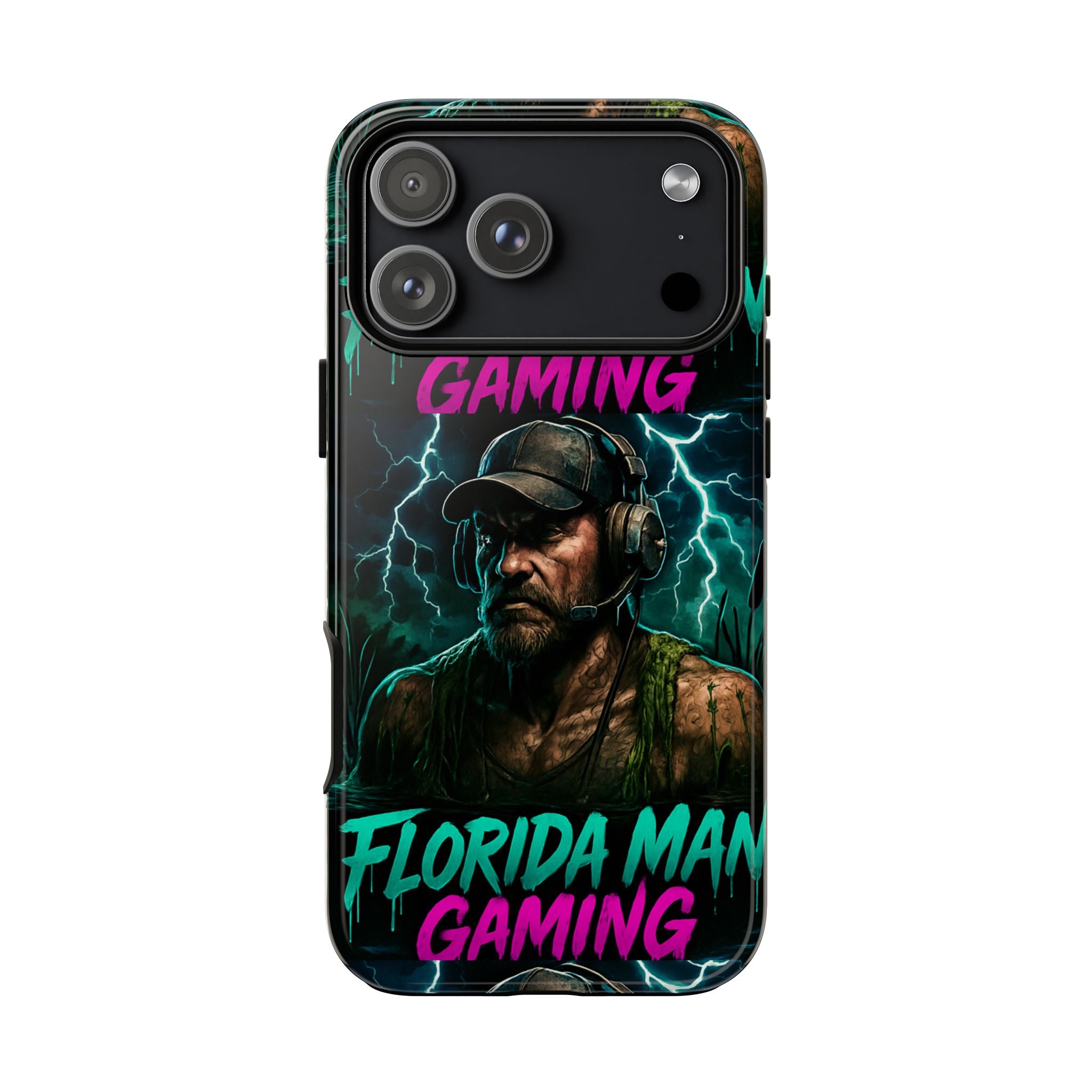 Phone Case - Florida Man Gaming Mascot Rising from the Swamp Tough Case