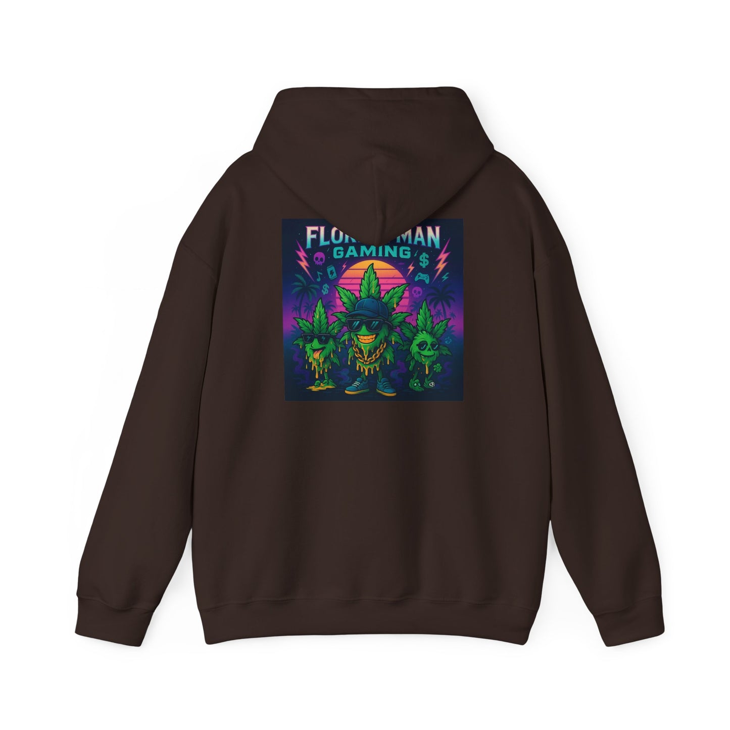Gamer Hooded Sweatshirt with Colorful Monster Design, Unisex Hoodie for Gaming Lovers, Perfect Gift for Birthdays, Cosplay, and Holidays