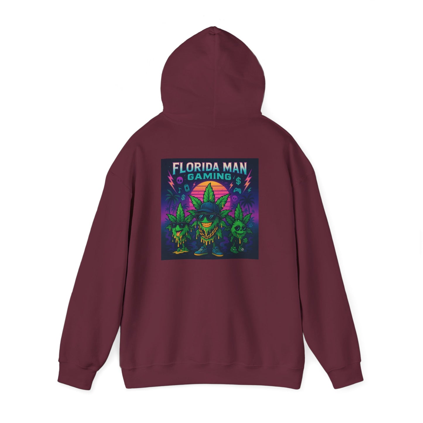 Gamer Hooded Sweatshirt with Colorful Monster Design, Unisex Hoodie for Gaming Lovers, Perfect Gift for Birthdays, Cosplay, and Holidays