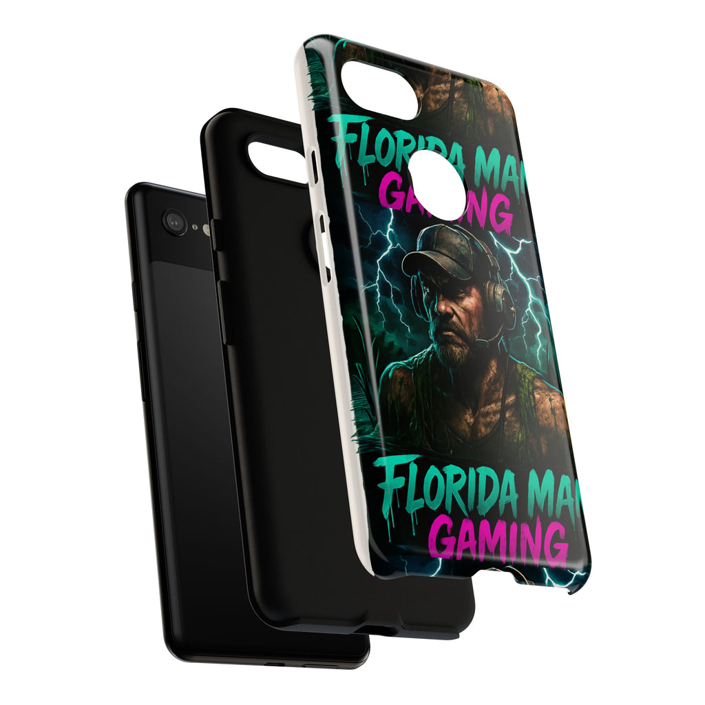 Phone Case - Florida Man Gaming Mascot Rising from the Swamp Tough Case