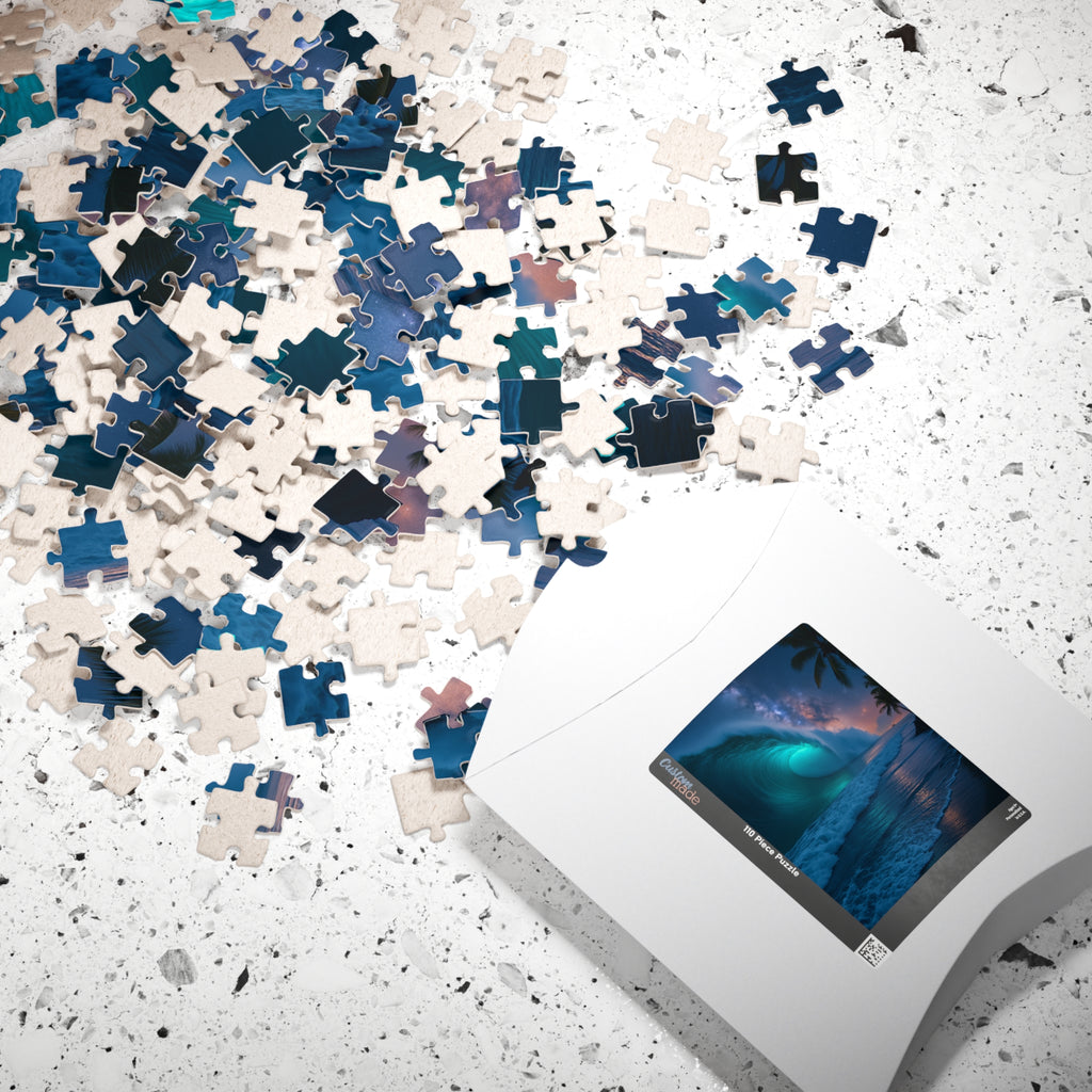 Stunning Ocean Wave Puzzle - 110 to 1014 Pieces, Perfect for Family Game Night, Gifts for Ocean Lovers, Relaxation Activity, Home Decor