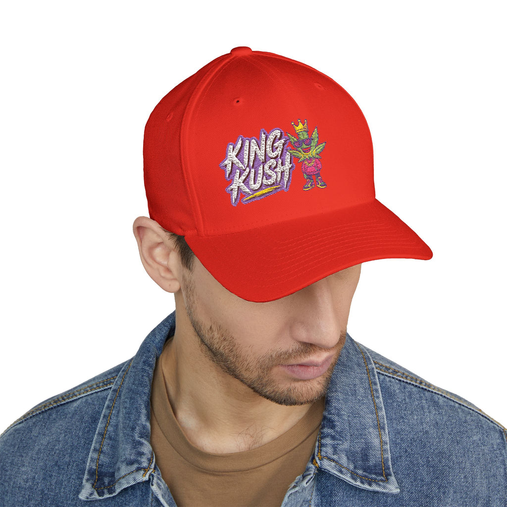 King Rush Embroidered Cap, Fun Gift for Gamers, Casual Streetwear, Fashion Accessories, Birthday Present, Outdoor Activities