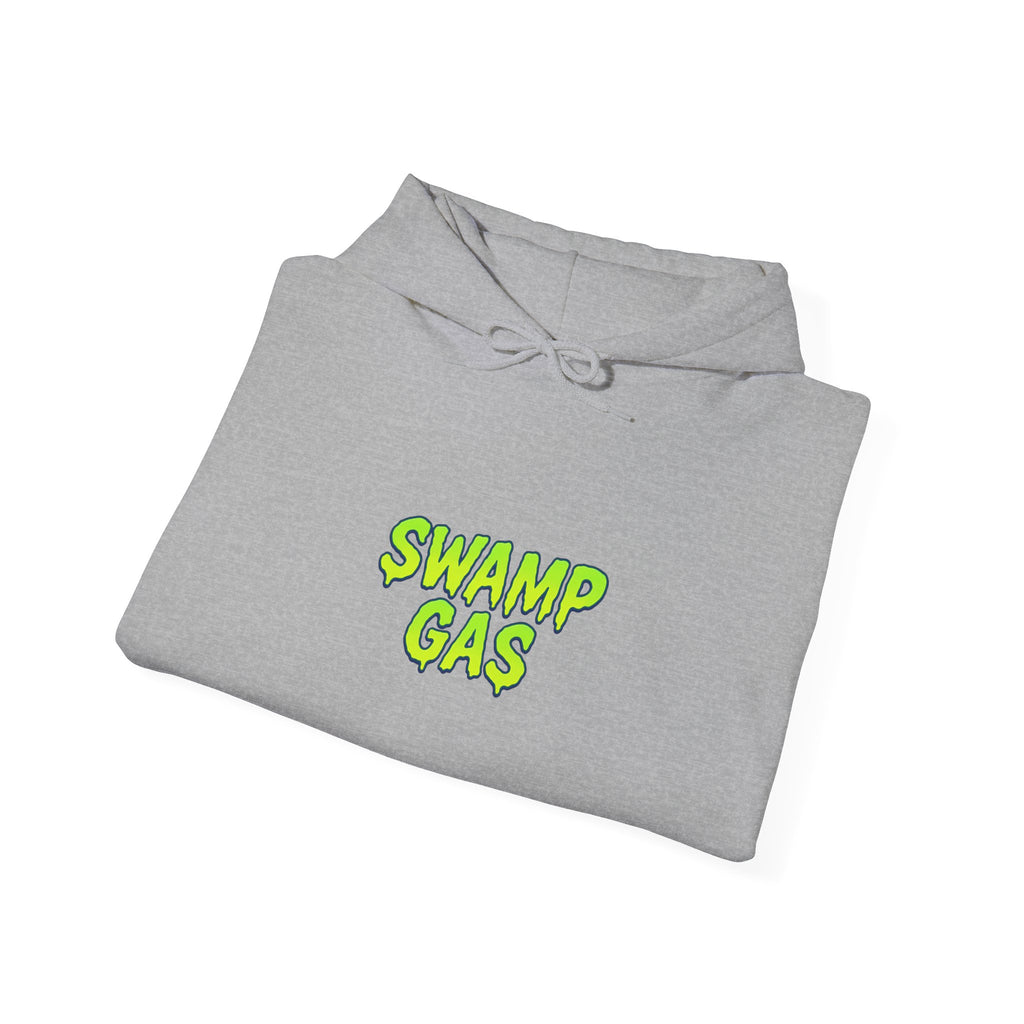 Swamp Gas Unisex Hoodie, Fun Graphic Sweatshirt, Gift for Halloween, Unique Streetwear, Cozy Layering Piece