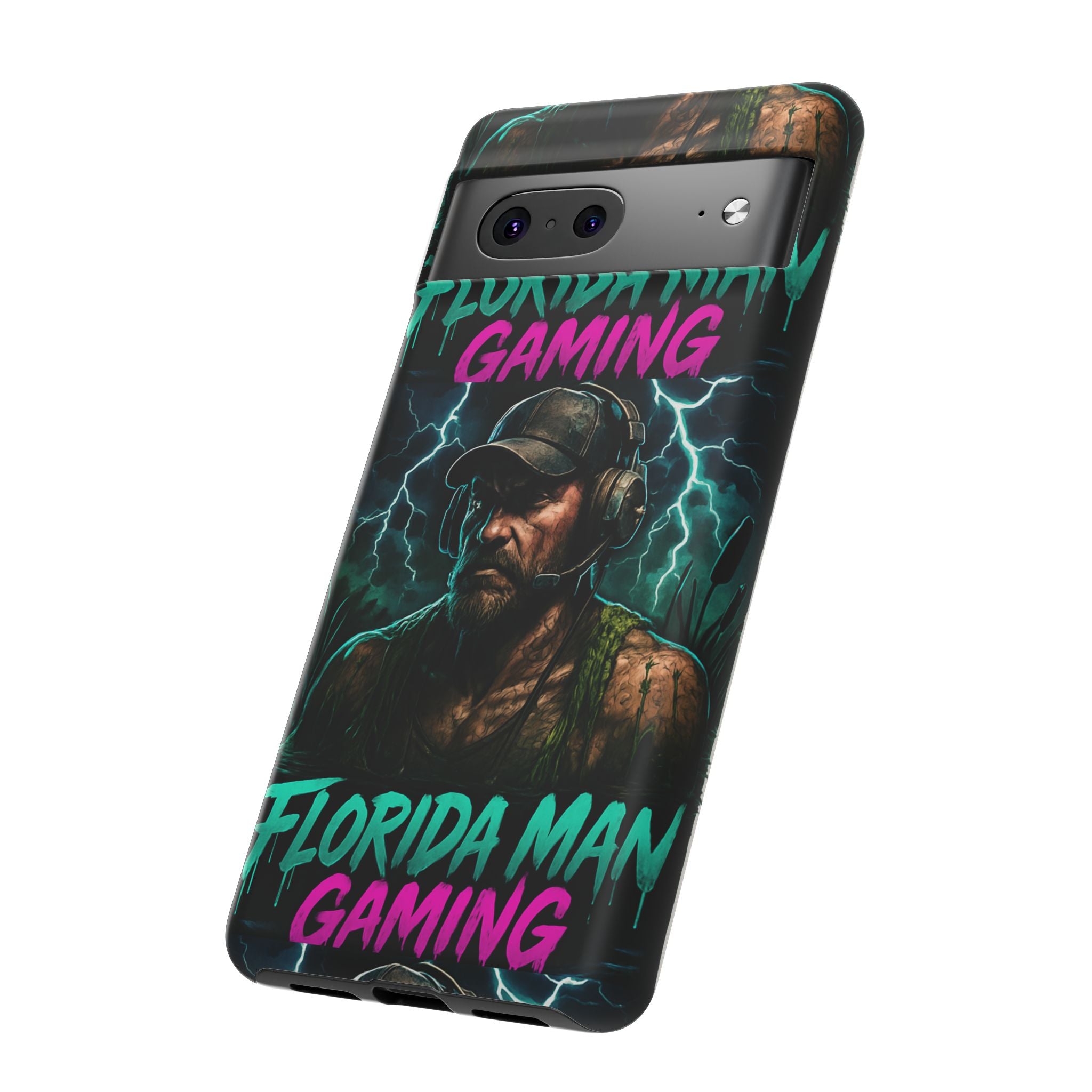 Phone Case - Florida Man Gaming Mascot Rising from the Swamp Tough Case