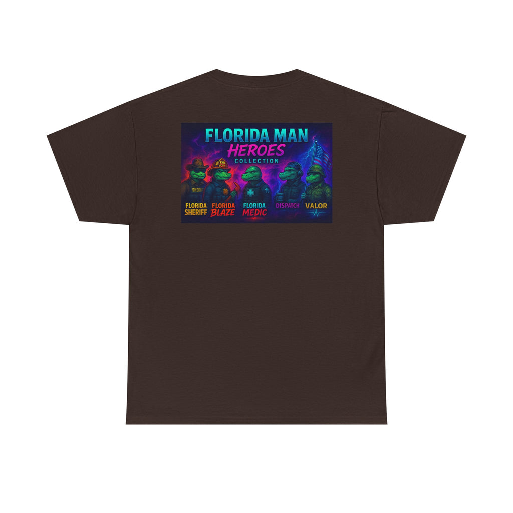 Florida Man Heroes Unisex Tee | Fun Graphic Shirt, Unique Gift, Florida Pride, Casual Style, Funny Tee
