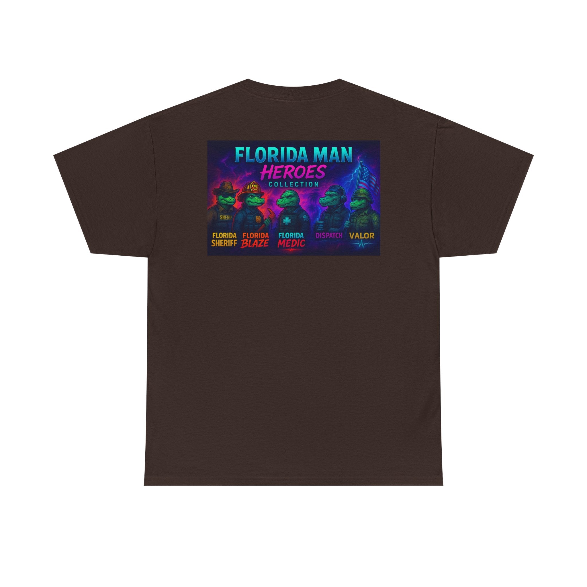 Florida Man Heroes Unisex Tee | Fun Graphic Shirt, Unique Gift, Florida Pride, Casual Style, Funny Tee