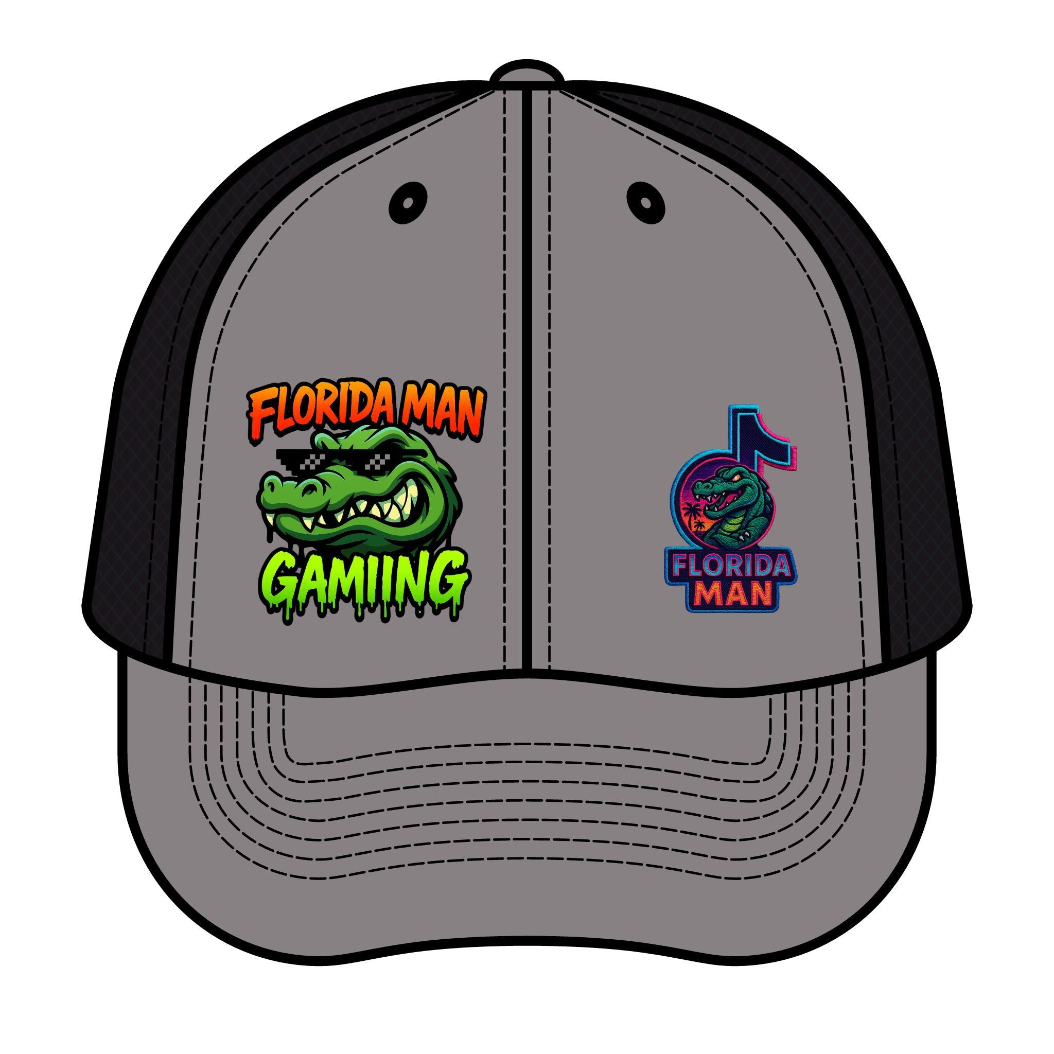 Florida Man Gaming Trucker Hat | Retro Style | Perfect for Gamers, Gift for Friends, Outdoor Events, Fun and Casual Wear