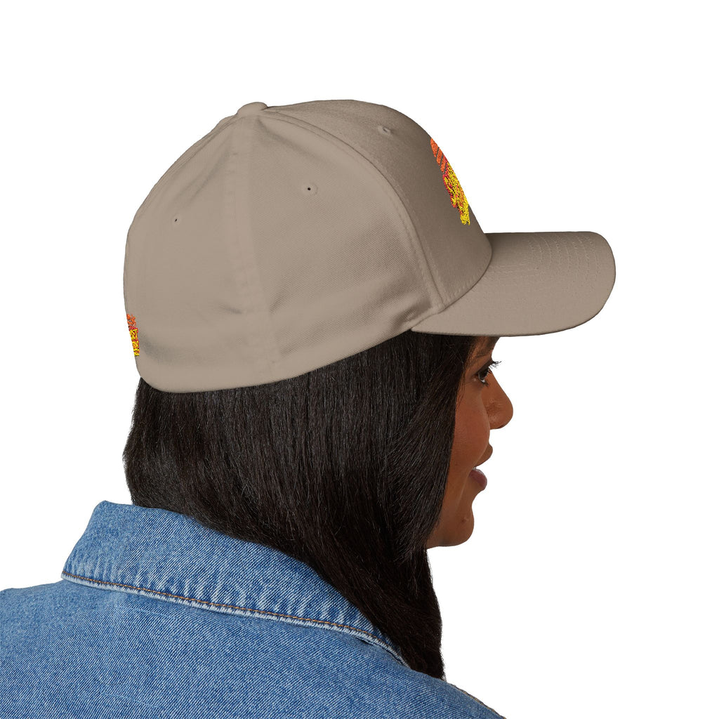 Cap - Sunset Sizzle Embroidery Design - Vaporwave Streetwear