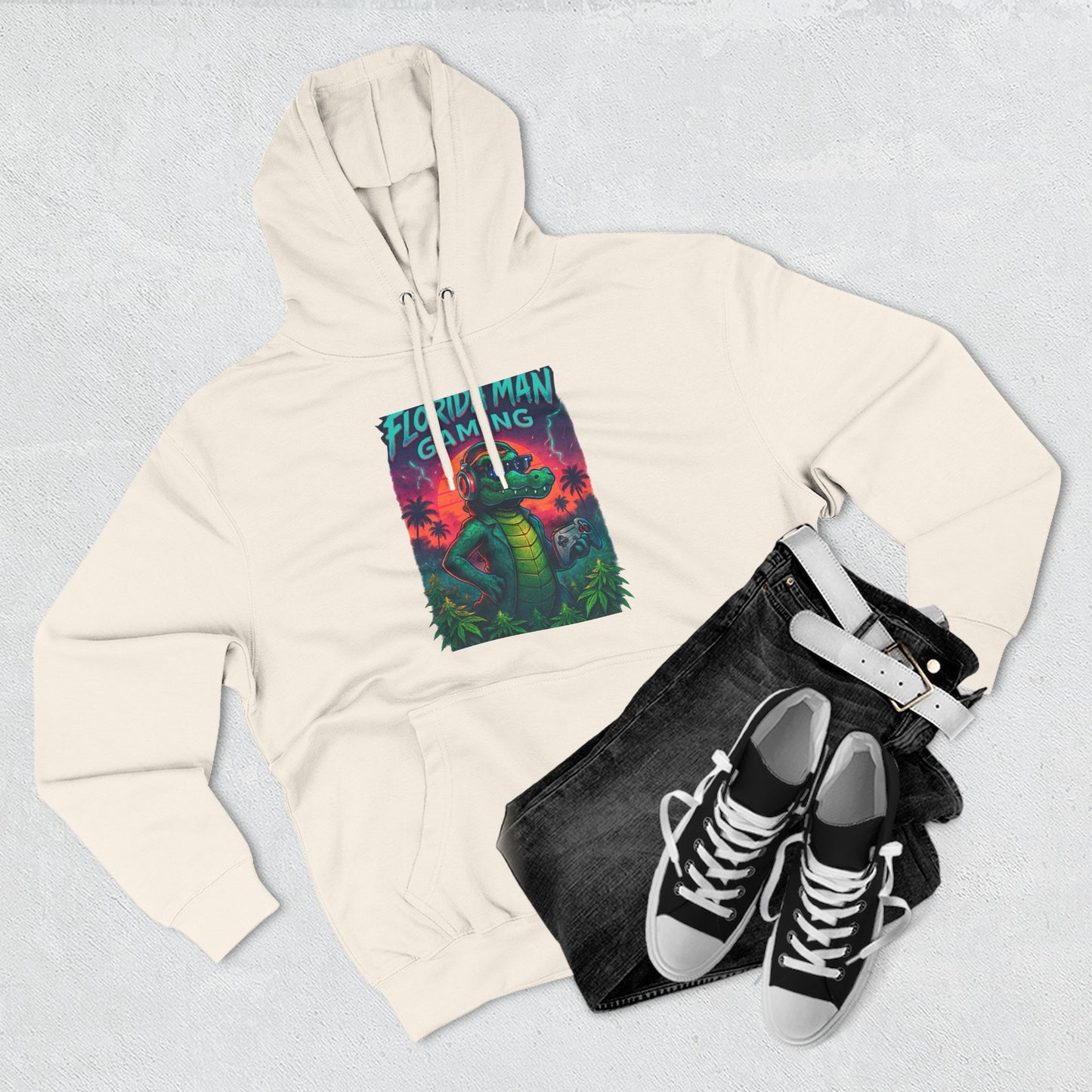 Gamer Fleece Hoodie - Cozy Dragon Design, Perfect for Gaming Sessions, Gifts for Gamers, Casual Wear, Fun Streetwear