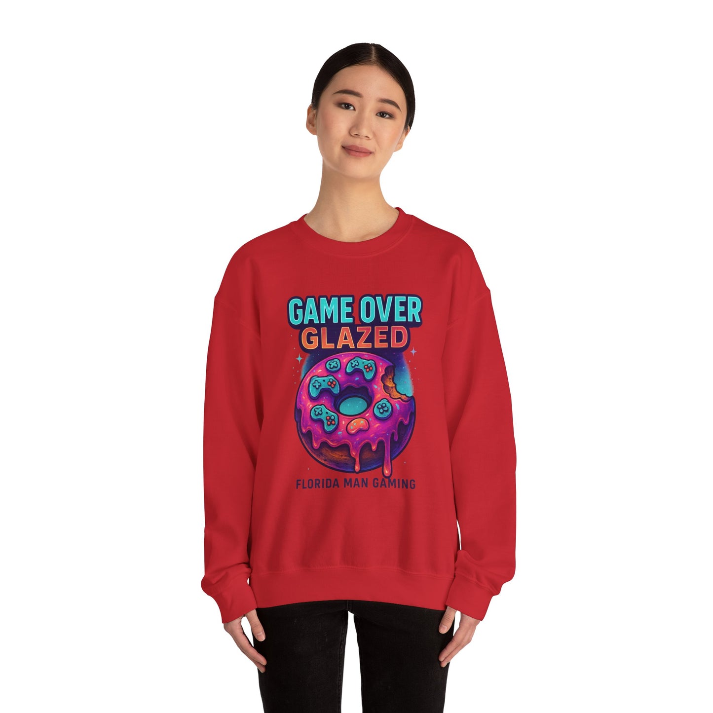 Gaming Sweatshirt, Playful Crewneck for Gamers, Funny Gift for Video Game Lovers, Cozy Unisex Apparel, Unique Retro Style