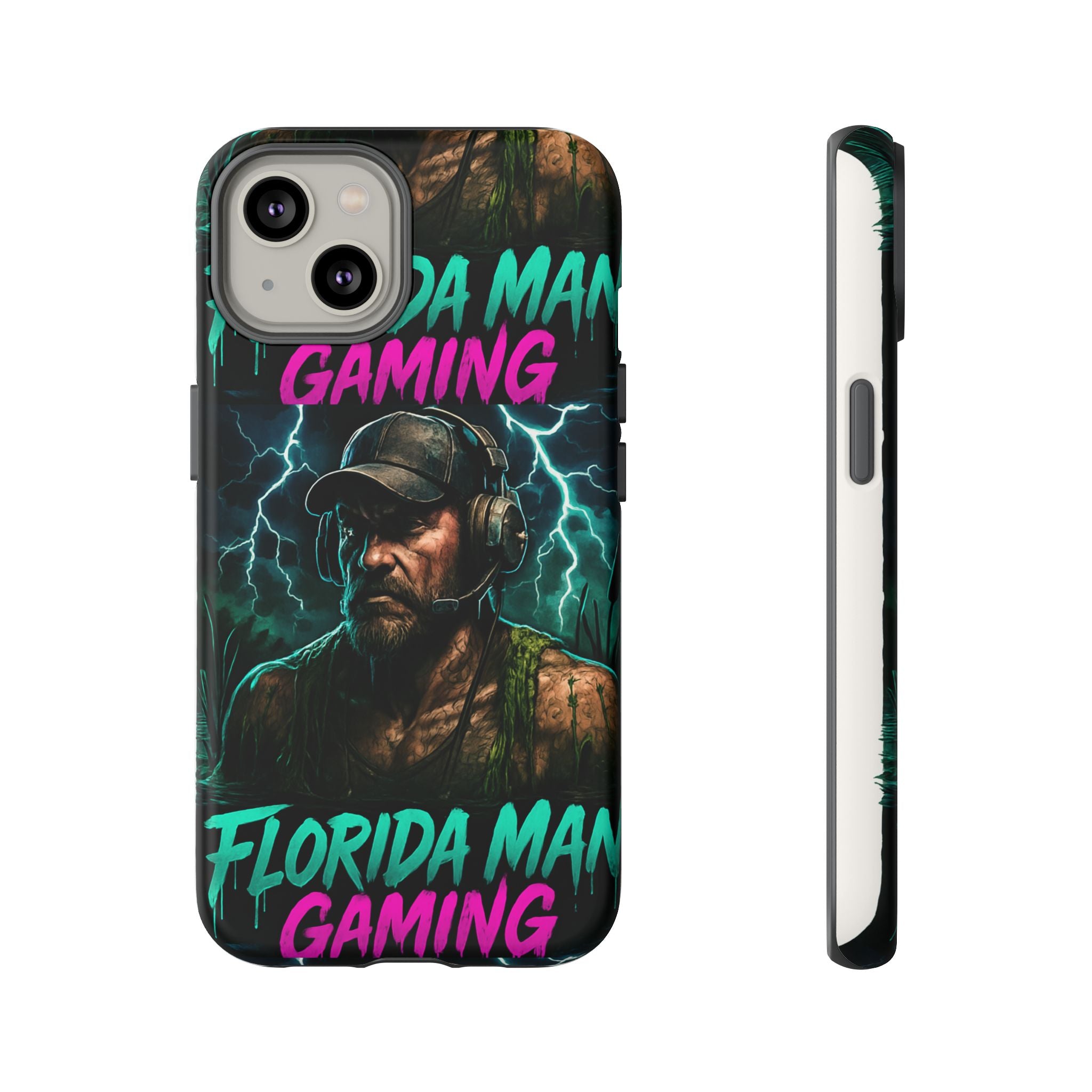 Phone Case - Florida Man Gaming Mascot Rising from the Swamp Tough Case