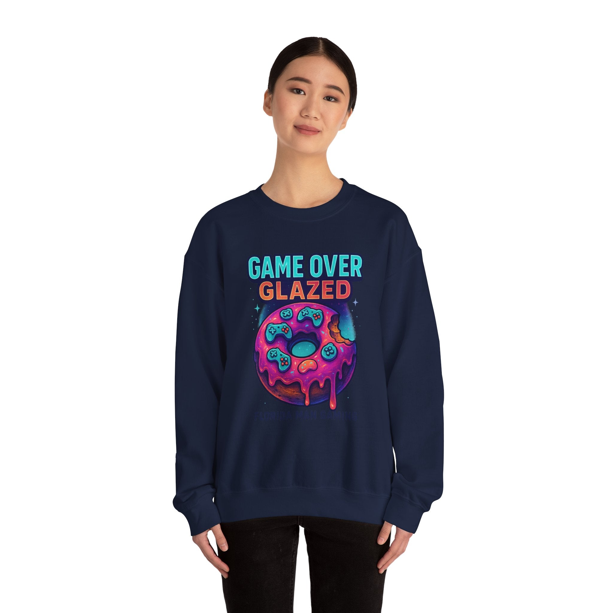 Gaming Sweatshirt, Playful Crewneck for Gamers, Funny Gift for Video Game Lovers, Cozy Unisex Apparel, Unique Retro Style