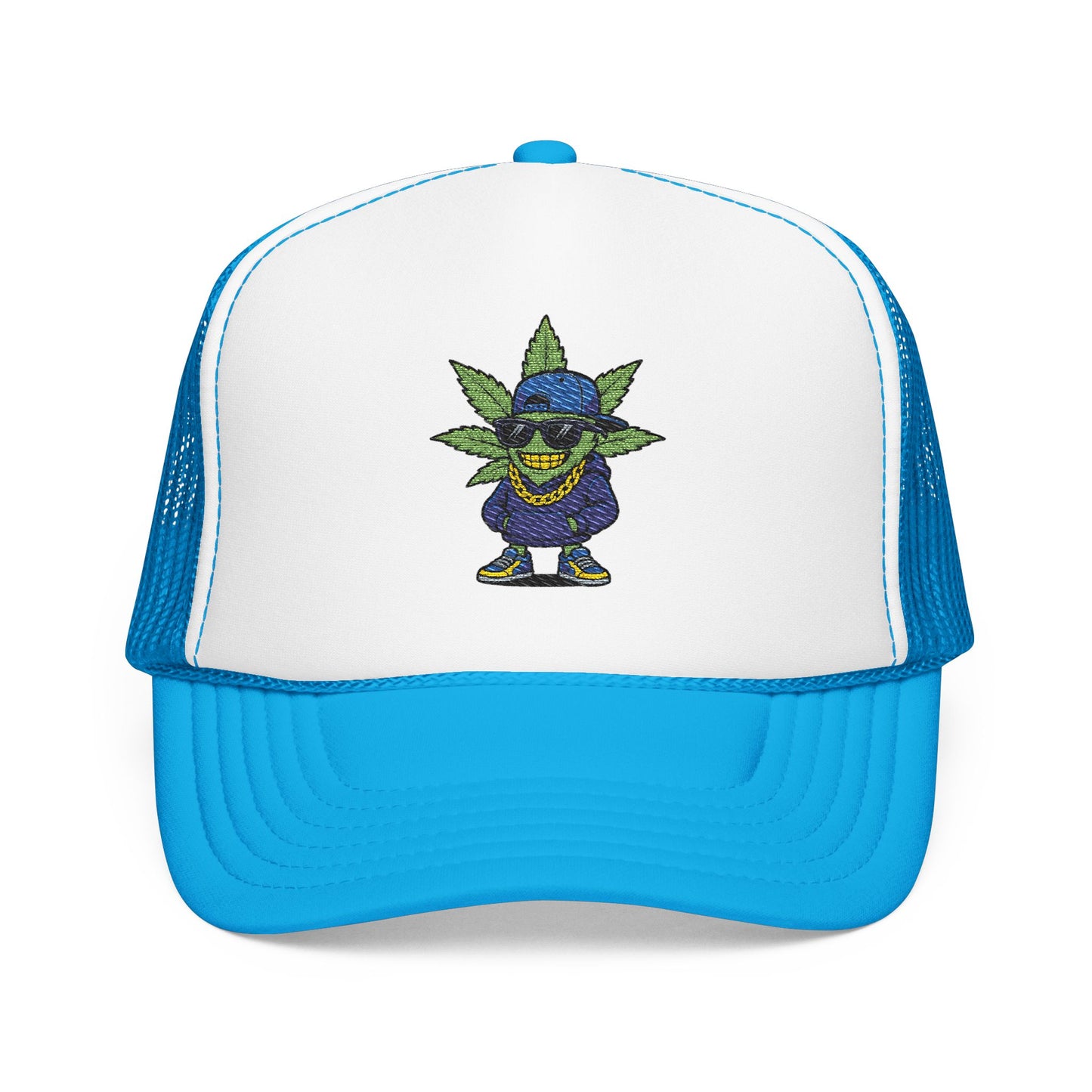 Cool Embroidered Foam Trucker Hat for Trendsetters, Everyday Style, Gift for Him, Outdoor Activities, Unique Streetwear