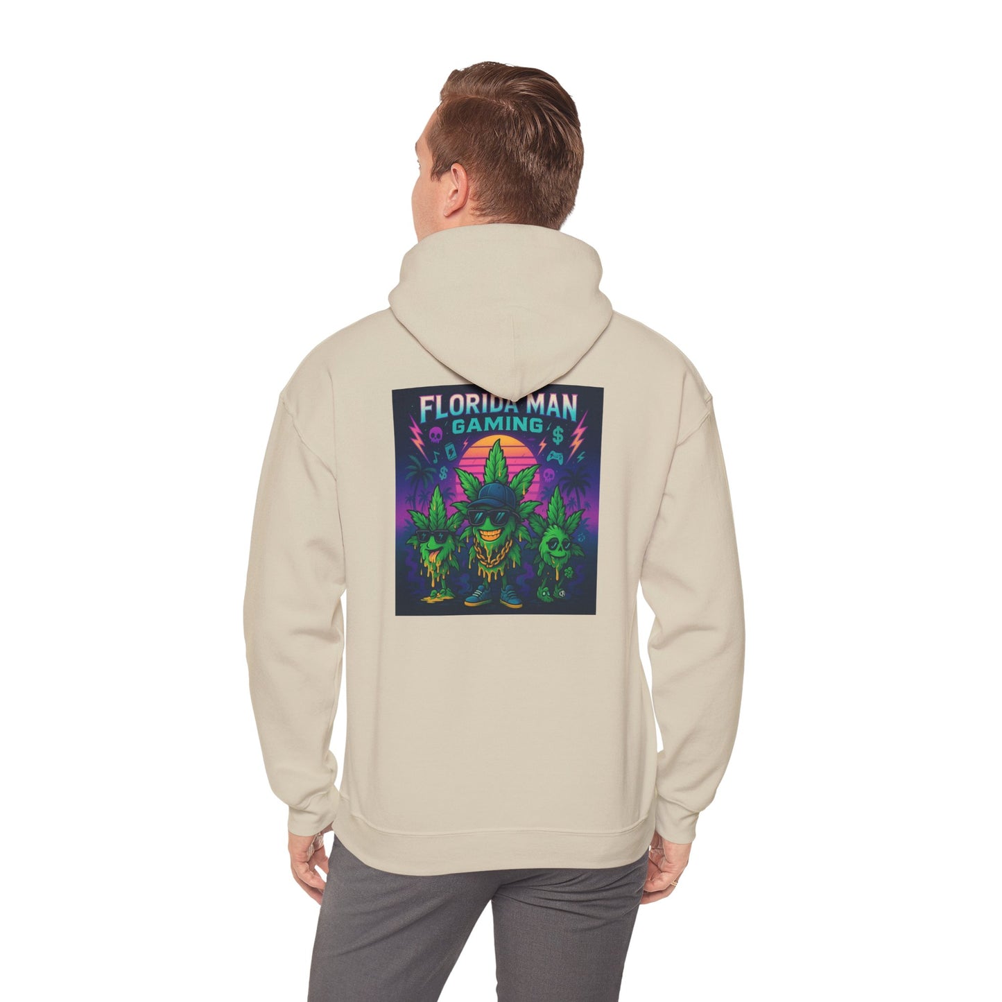 Gamer Hooded Sweatshirt with Colorful Monster Design, Unisex Hoodie for Gaming Lovers, Perfect Gift for Birthdays, Cosplay, and Holidays