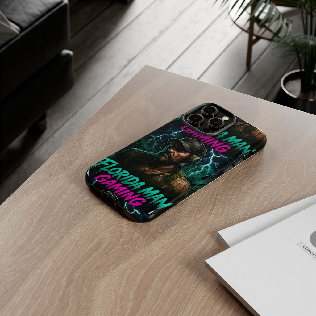 Phone Case - Florida Man Gaming Mascot Rising from the Swamp Tough Case