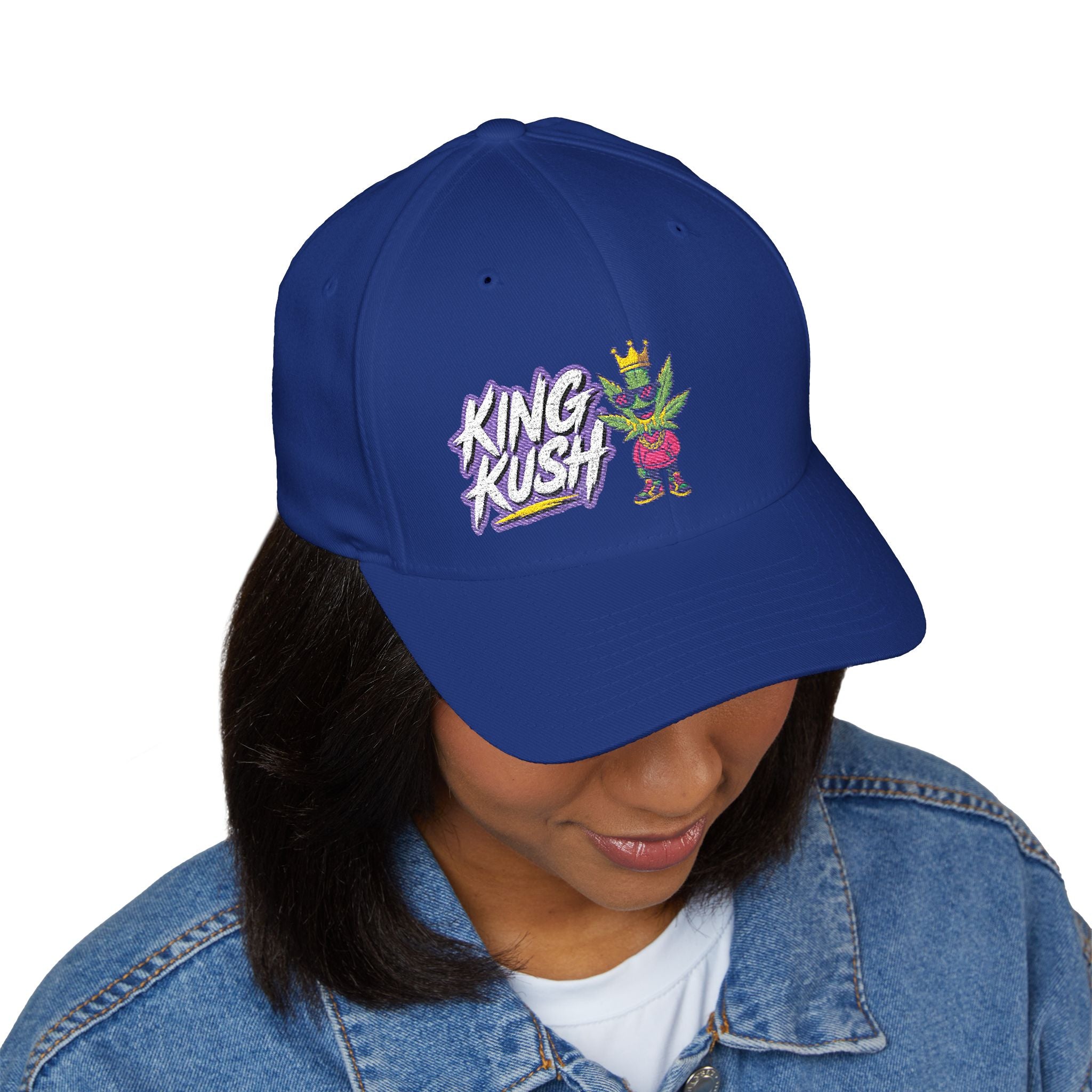 King Rush Embroidered Cap, Fun Gift for Gamers, Casual Streetwear, Fashion Accessories, Birthday Present, Outdoor Activities