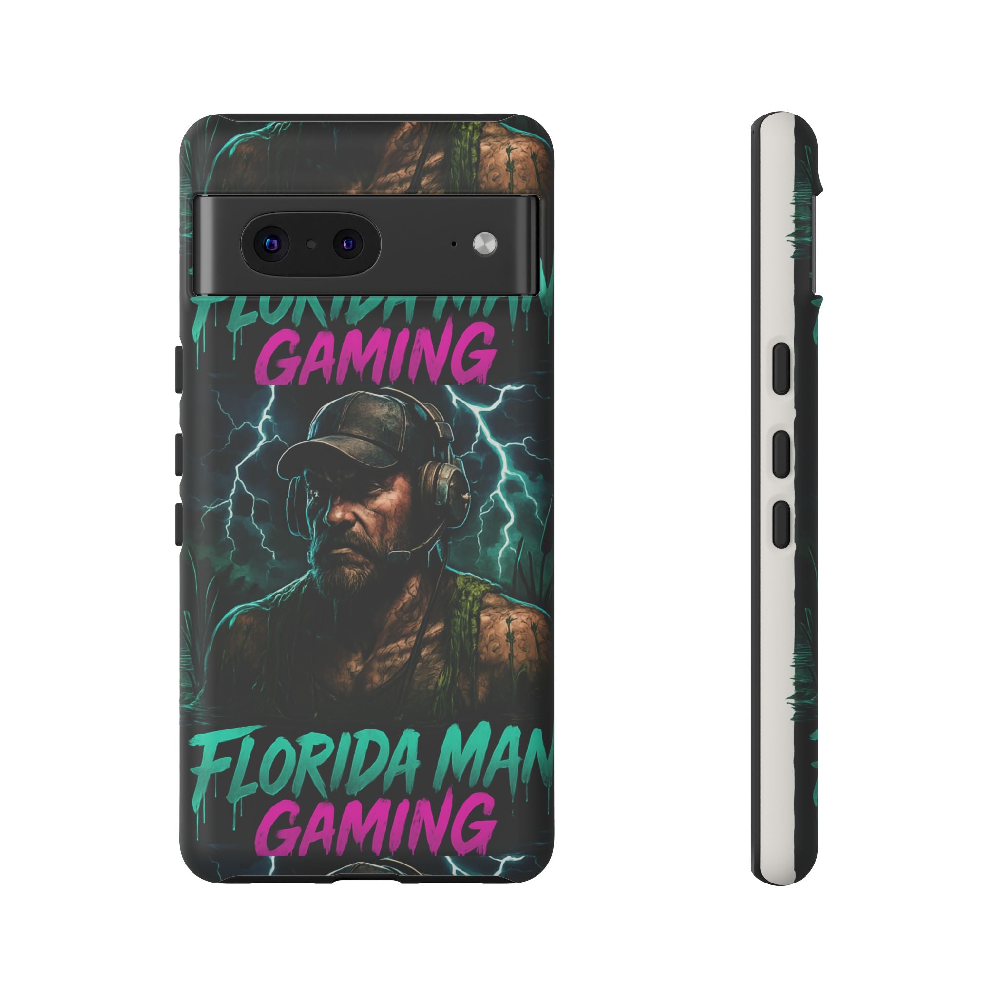 Phone Case - Florida Man Gaming Mascot Rising from the Swamp Tough Case