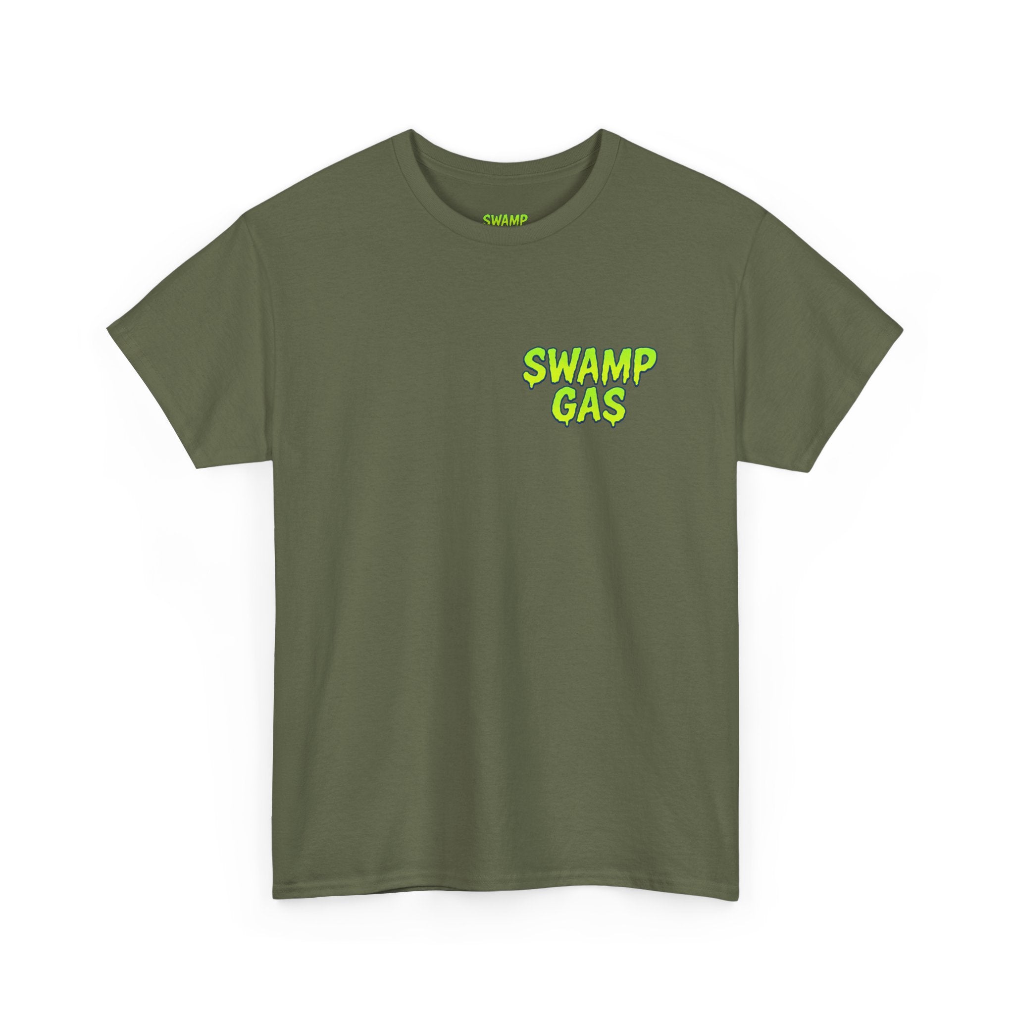 Swamp Gas Graphic Tee - Unisex Cotton T-Shirt, Halloween Costume, Fun Casual Wear, Unique Gift, Funny Shirt for Friends