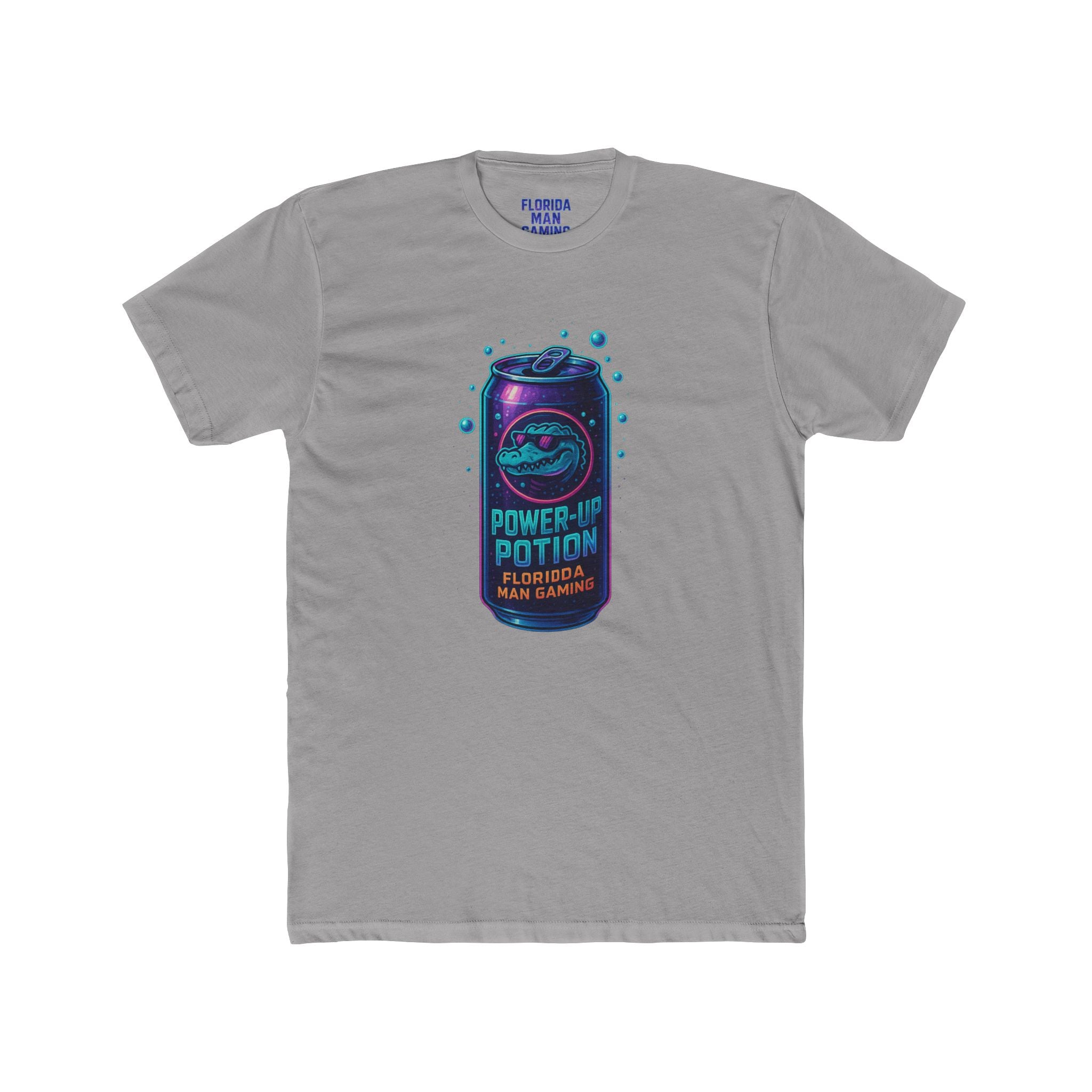 Florida Man Crew Tee: Gaming Humor Shirt, Fun Gift for Gamers, Unisex Tee for Parties, Retro Style Casual Wear, Unique Birthday Present