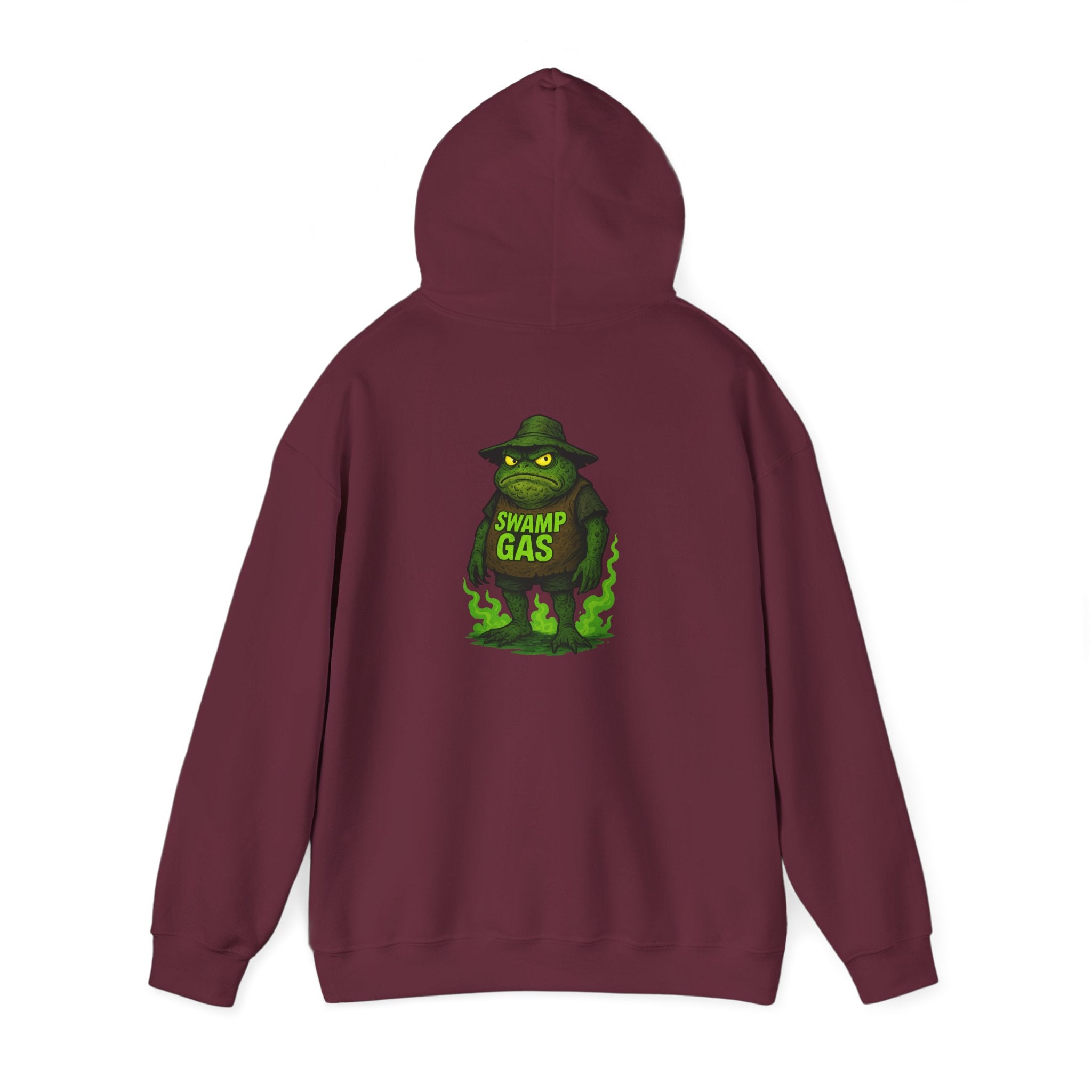 Swamp Gas Unisex Hoodie | Fun Gift for Halloween, Cozy Casual Wear, Unique Graphic Sweatshirt, Quirky Style, Perfect for Fall