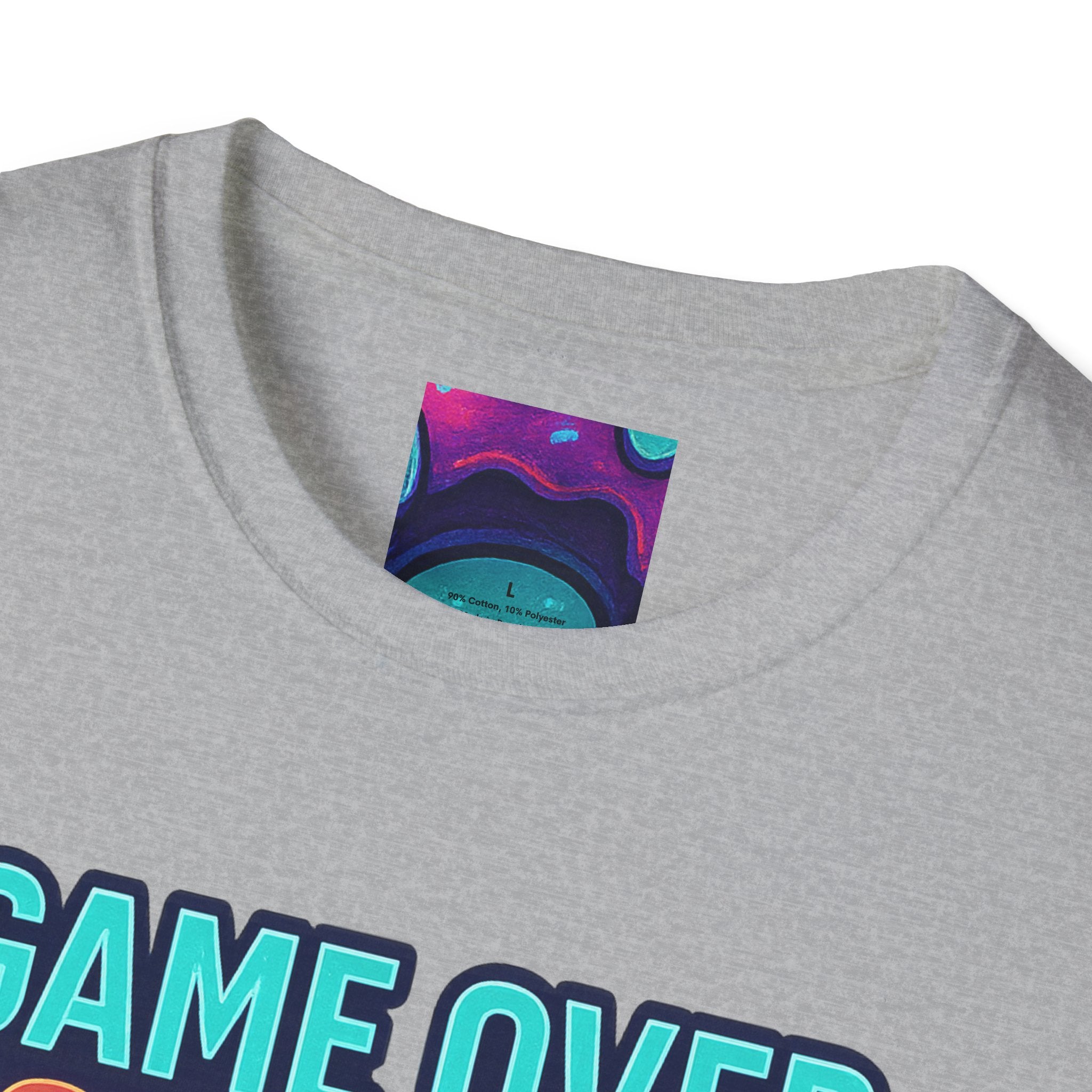 Retro Gamer Donut T-Shirt - Fun Gaming Tee, Unisex Softstyle, Perfect for Gamers, Gaming Events, Birthday Gifts, Casual Wear